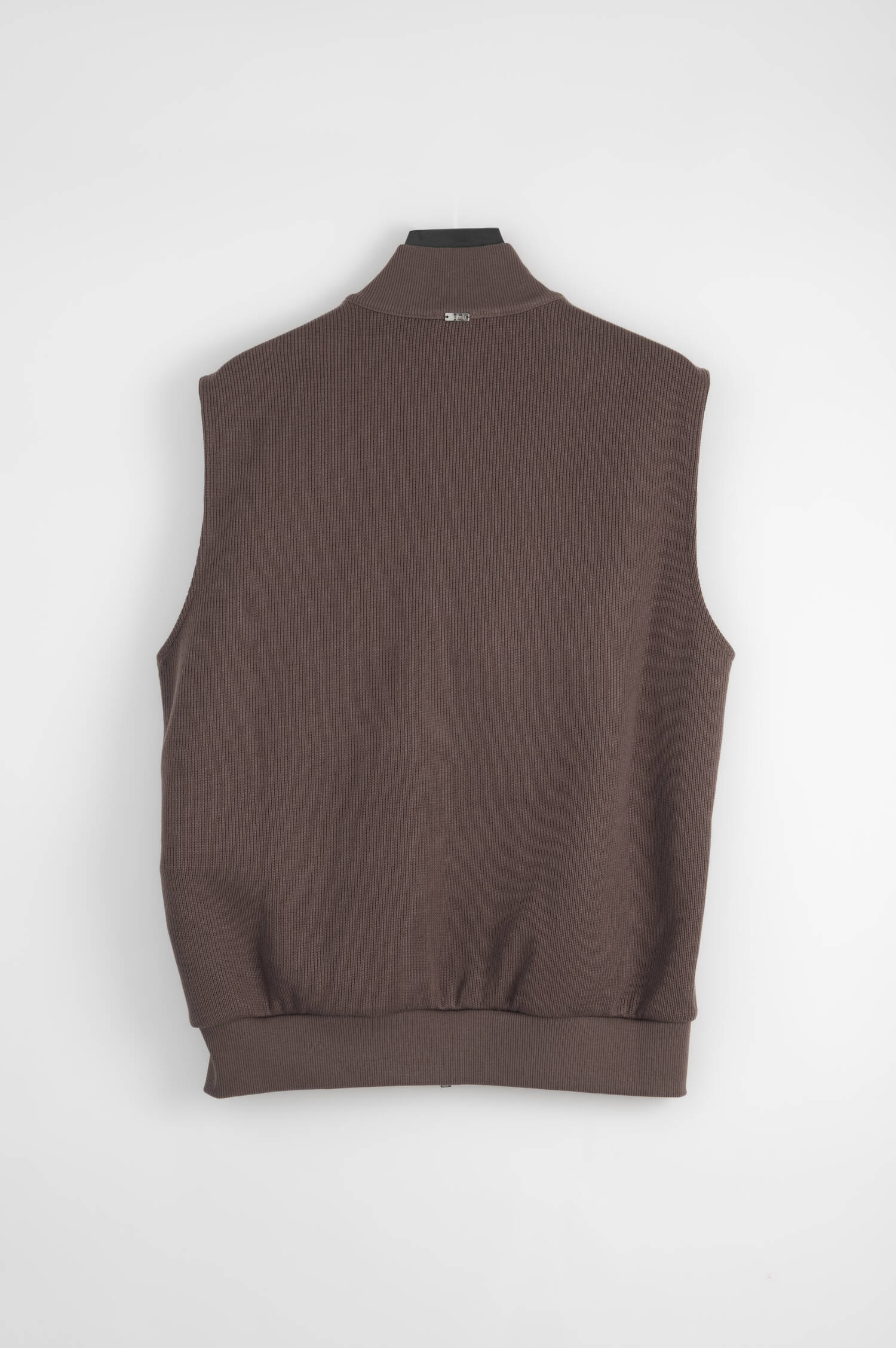 Hybridgilet in Dunkelbraun