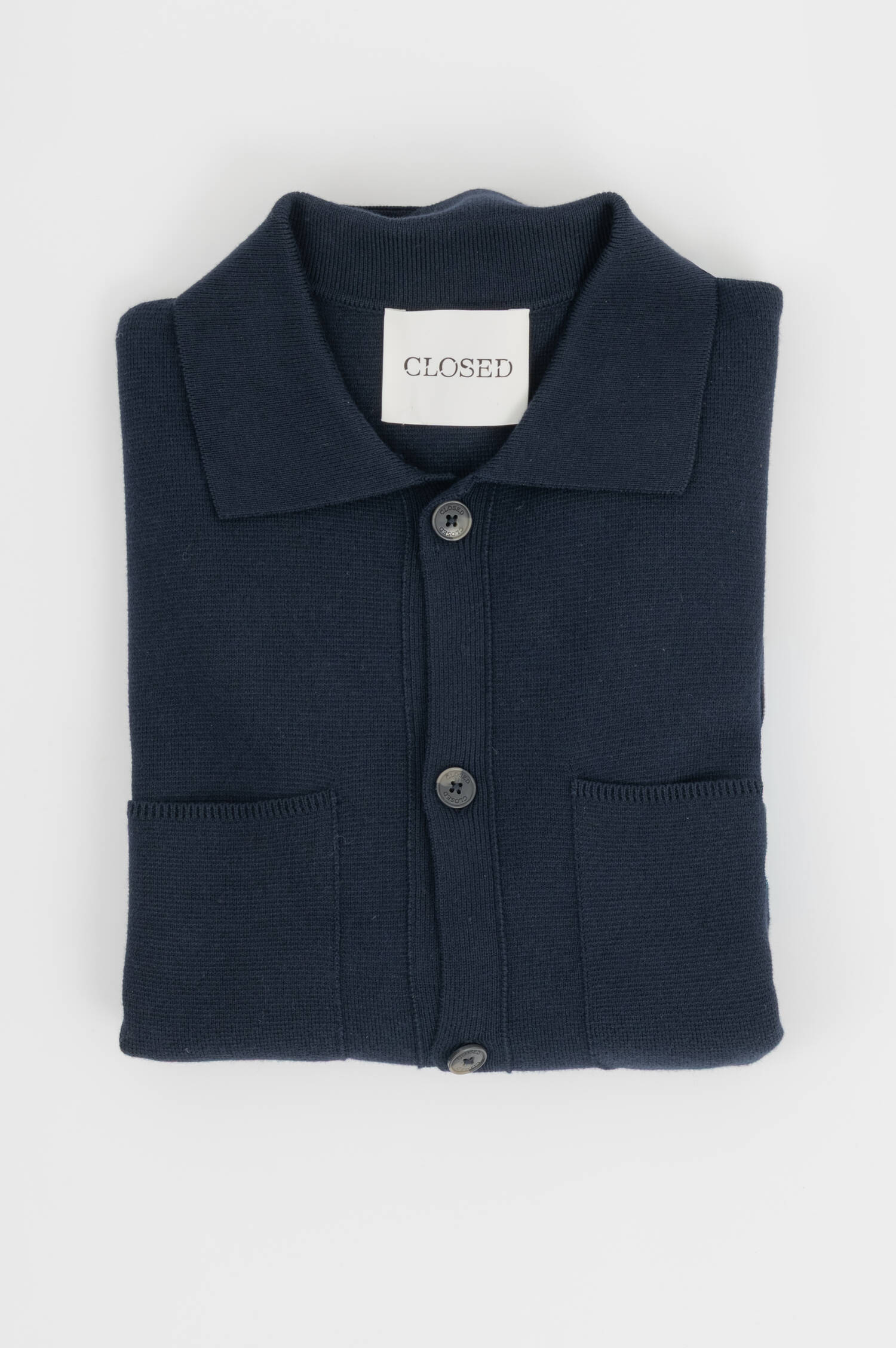 Strickjacke in Navy