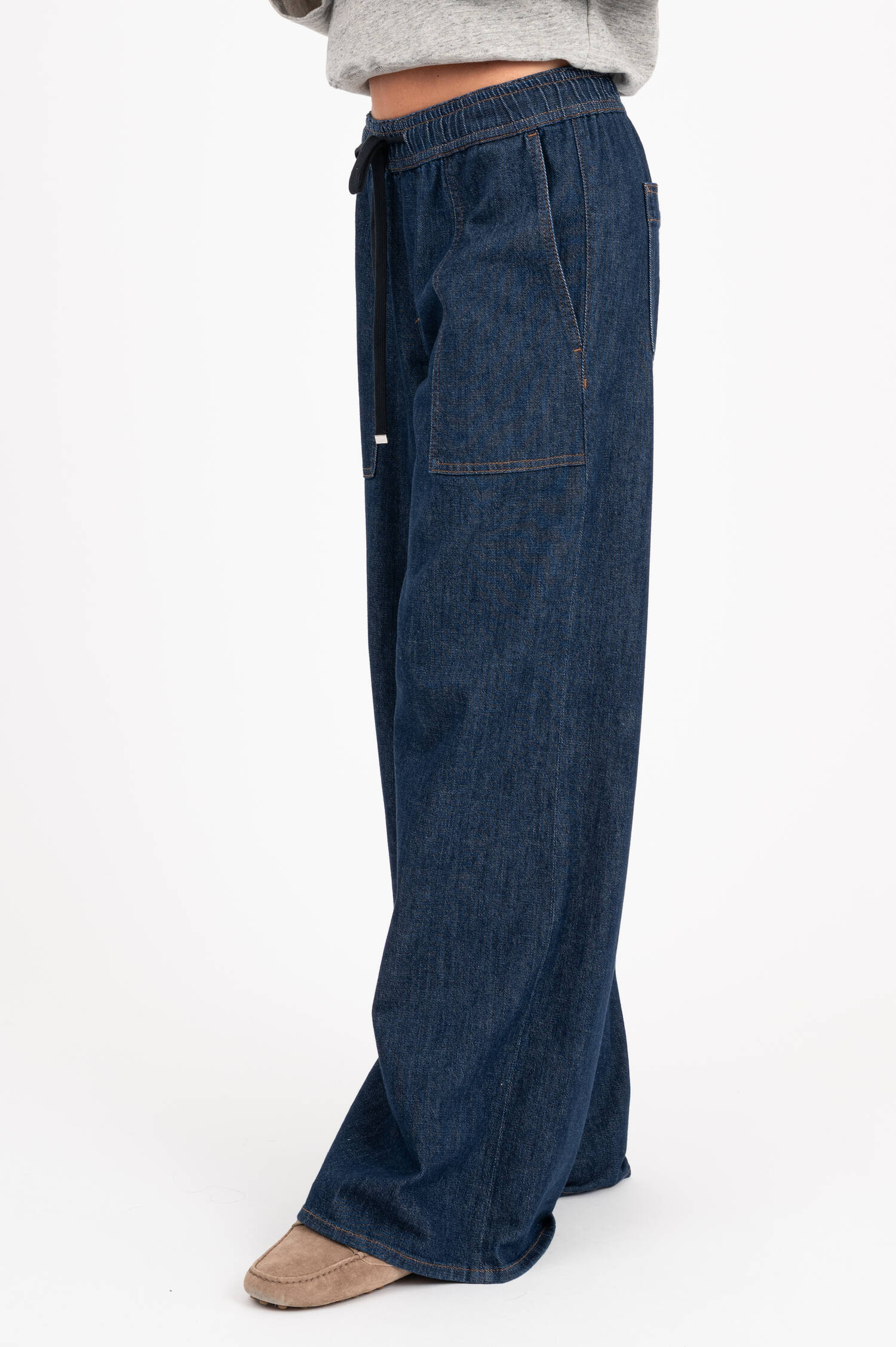 Jeanshose UTILITY PULL ON in Dunkelblau Jeanshose UTILITY PULL ON in Dunkelblau