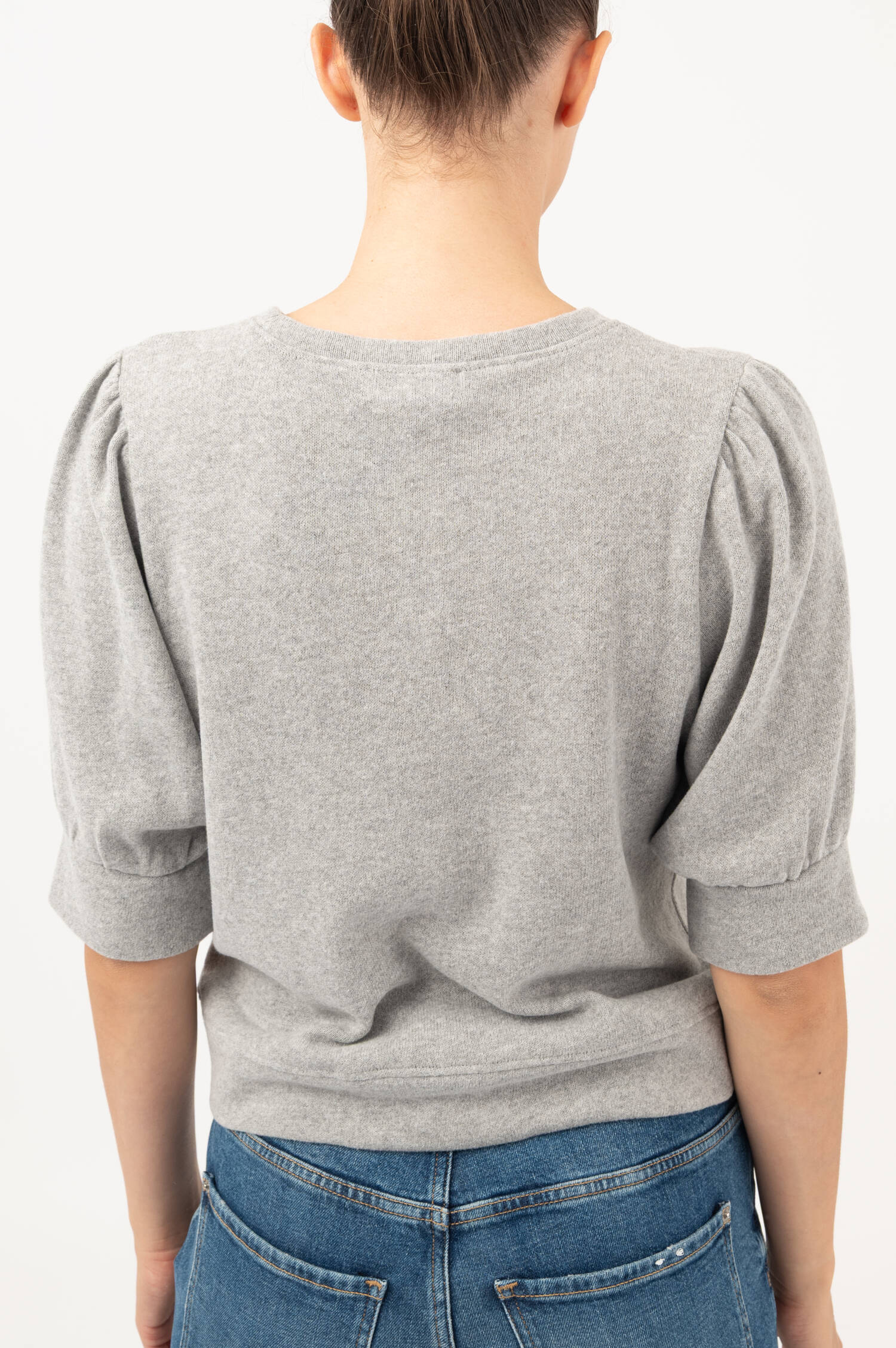 Pullover CHADISHA in Grau meliert Pullover CHADISHA in Grau meliert