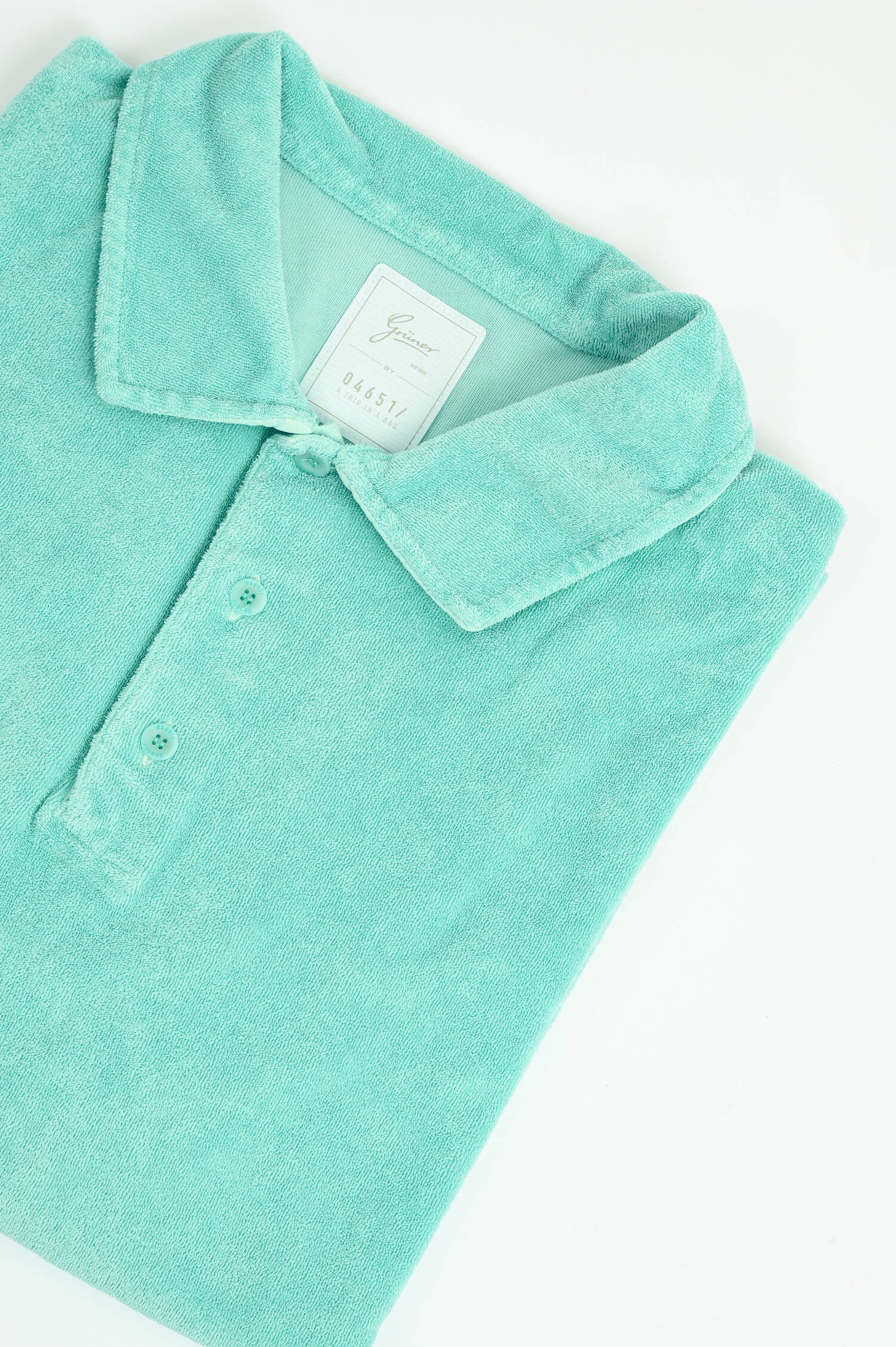 Poloshirt GRÜNER in Türkis Poloshirt GRÜNER in Türkis