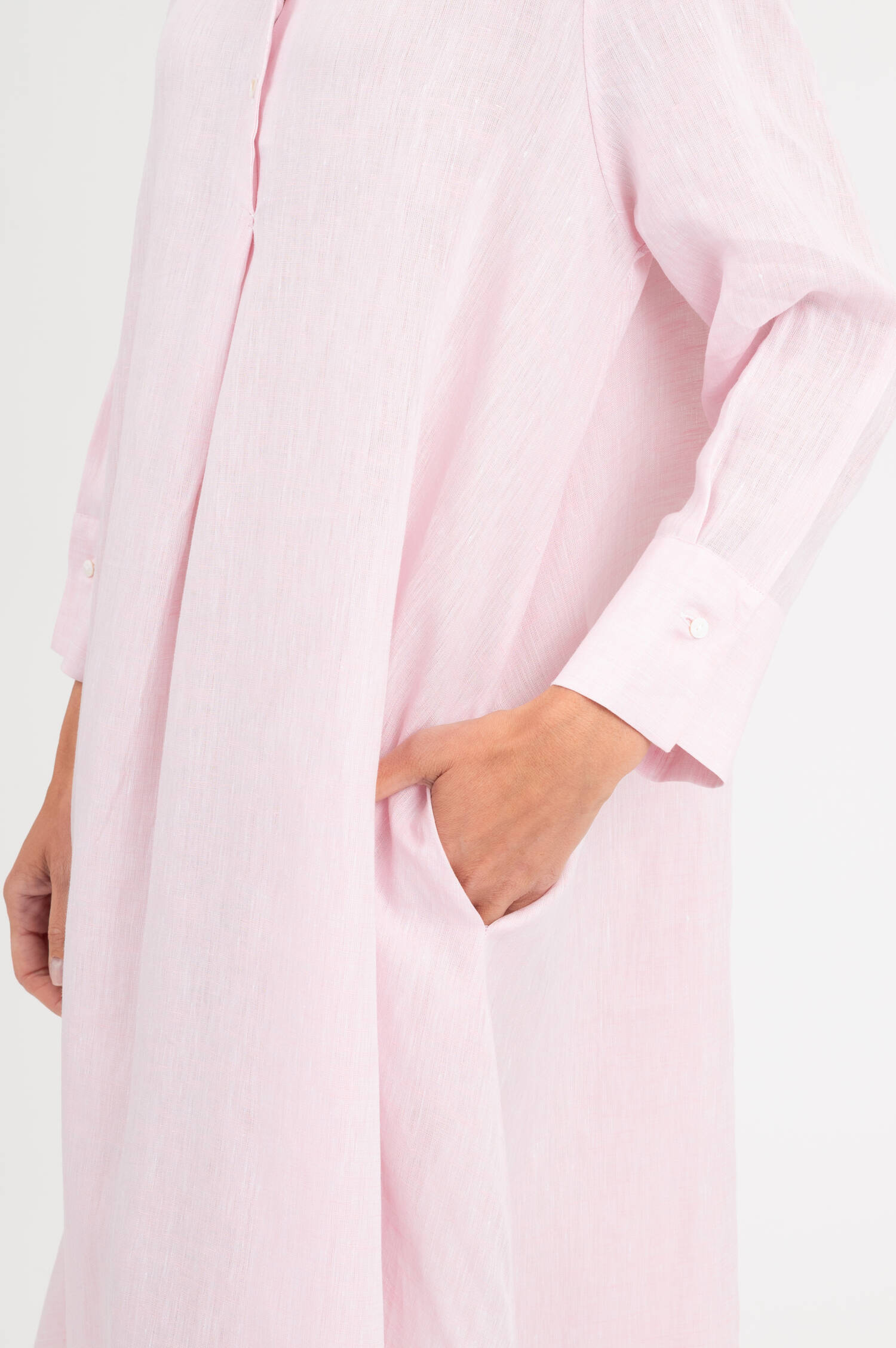 Leinenkleid in Rosa Leinenkleid in Rosa