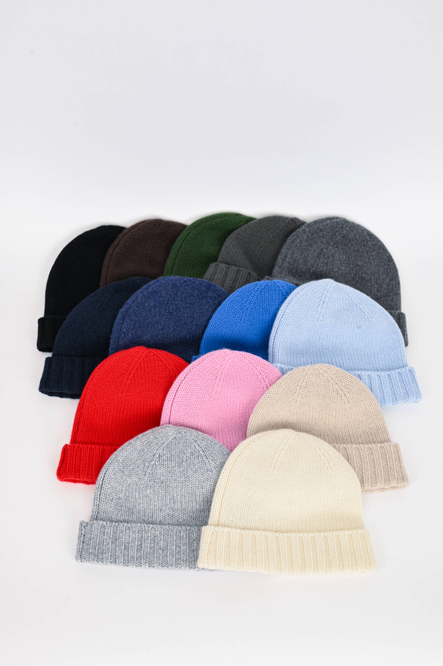 Mütze aus Cashmere in Rot