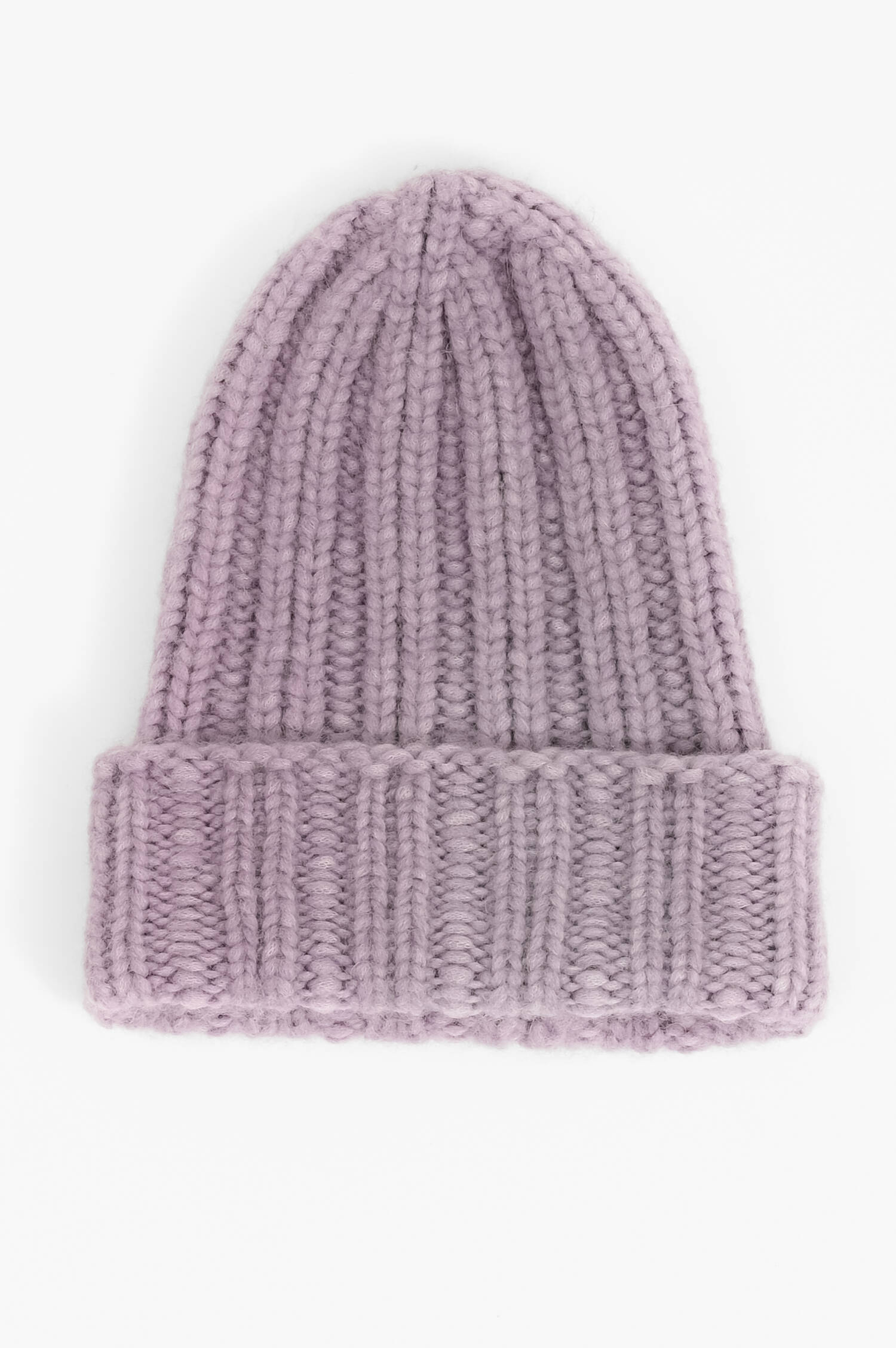Mütze aus Wollmix in Lilac