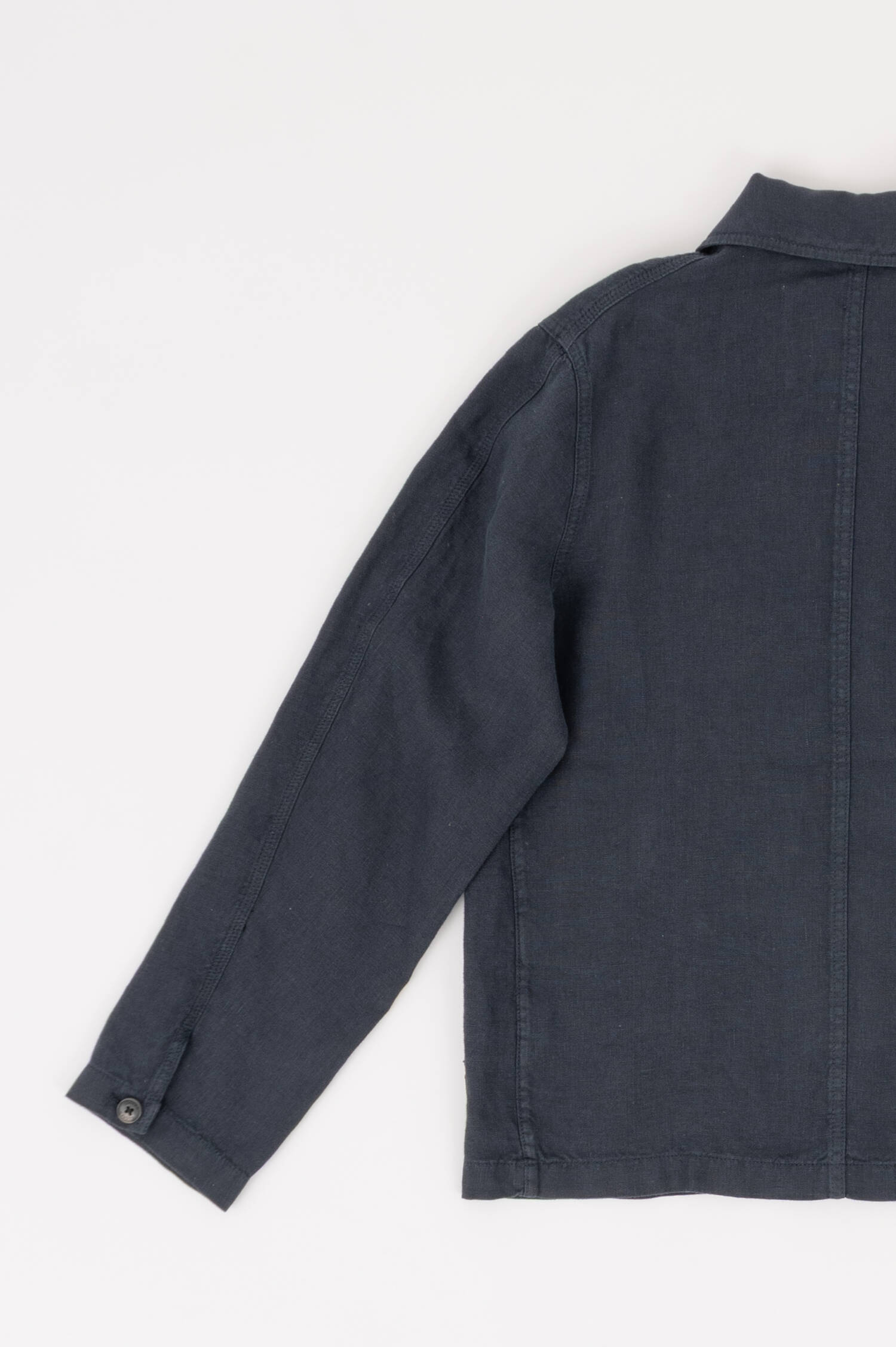 Leinen Cargojacke in Anthrazit Leinen Cargojacke in Anthrazit