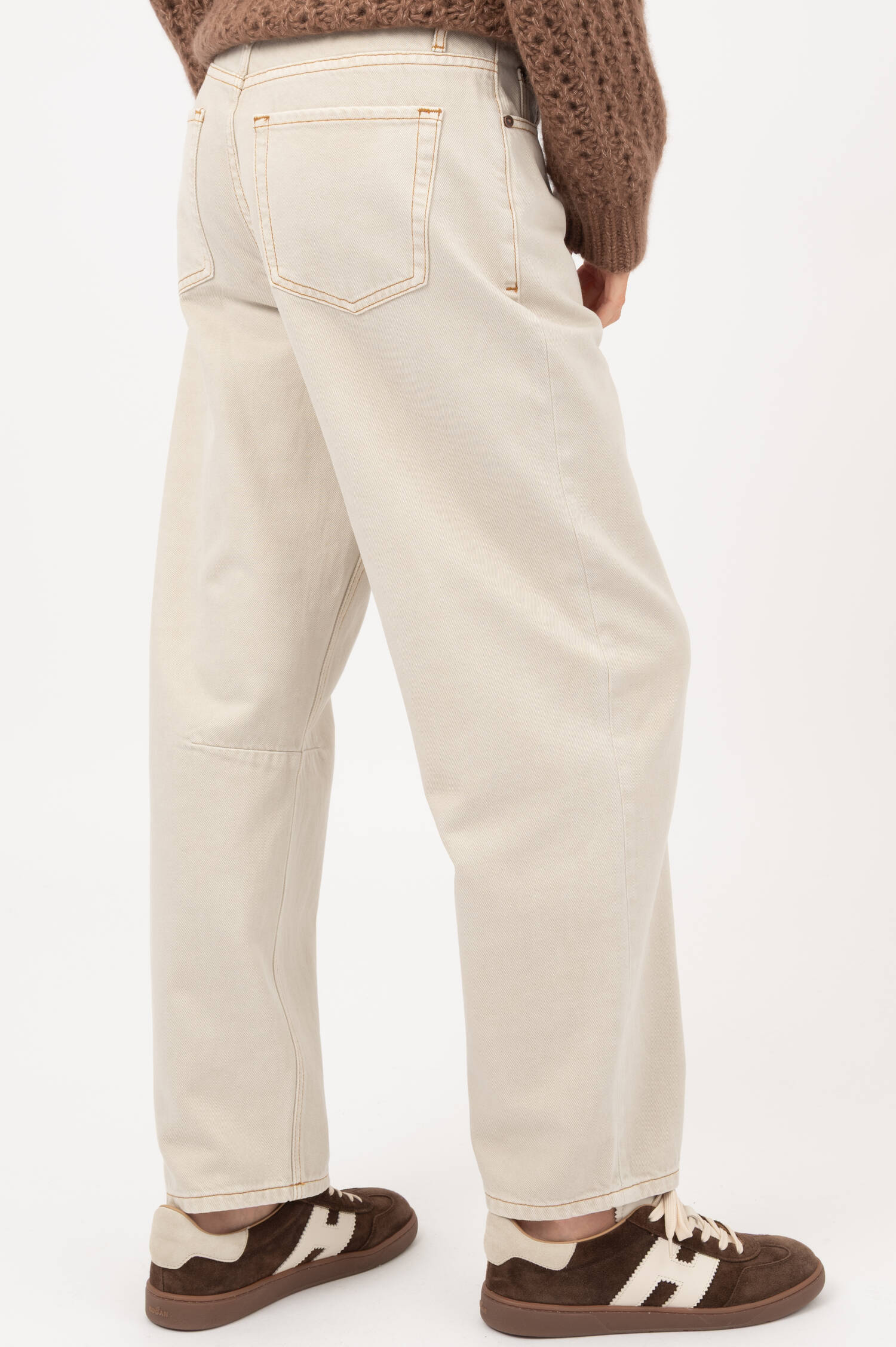 Wide-Leg-Jeans in Off-White Wide-Leg-Jeans in Off-White