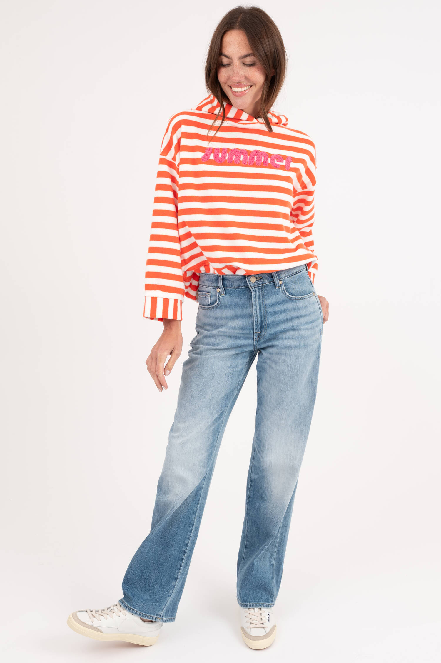 Jeans STOVEPIPE STRAIGHT in Mittelblau Jeans STOVEPIPE STRAIGHT in Mittelblau