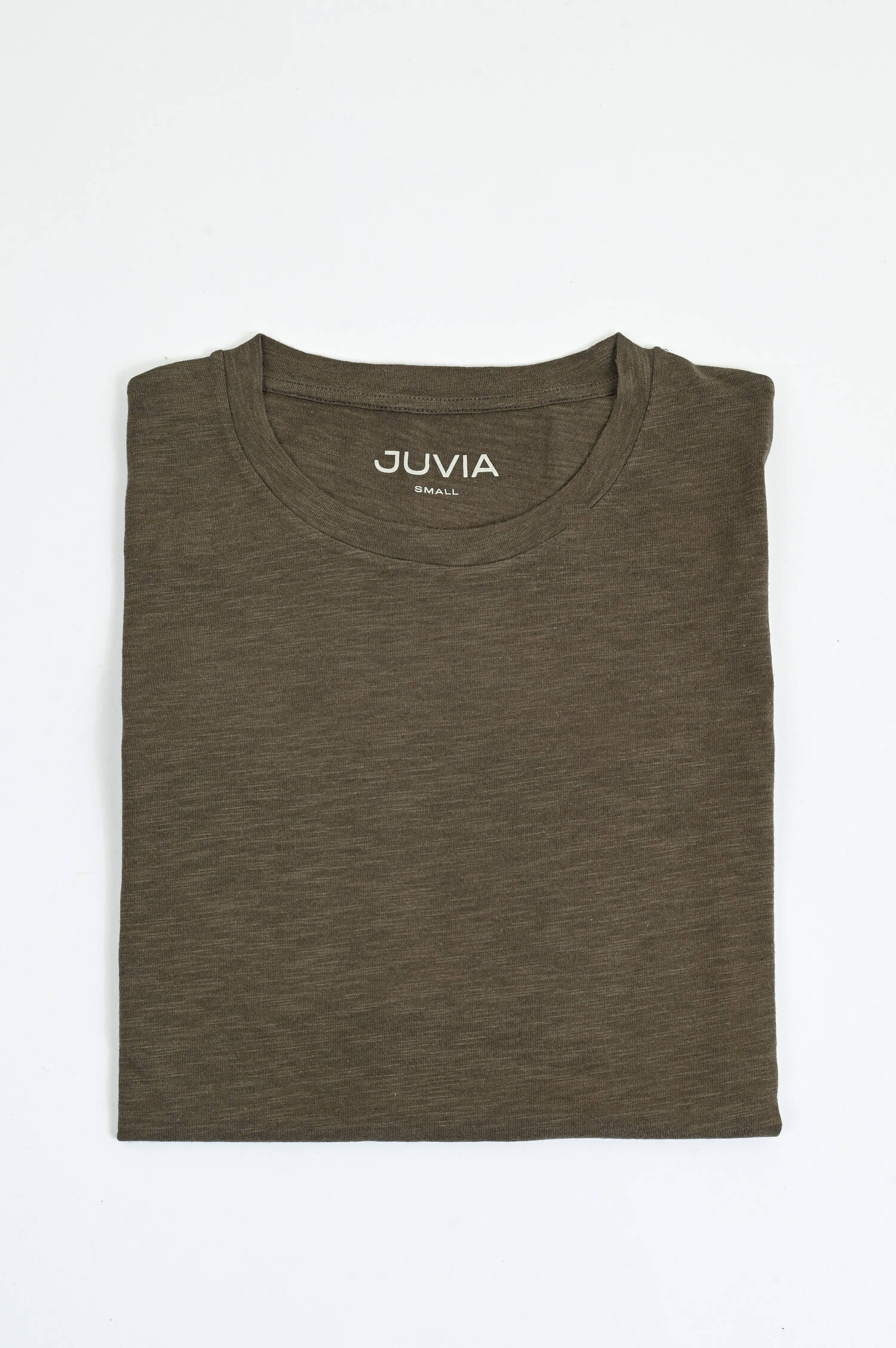 Longsleeve aus Baumwoll-Viskose-Mix in Khaki