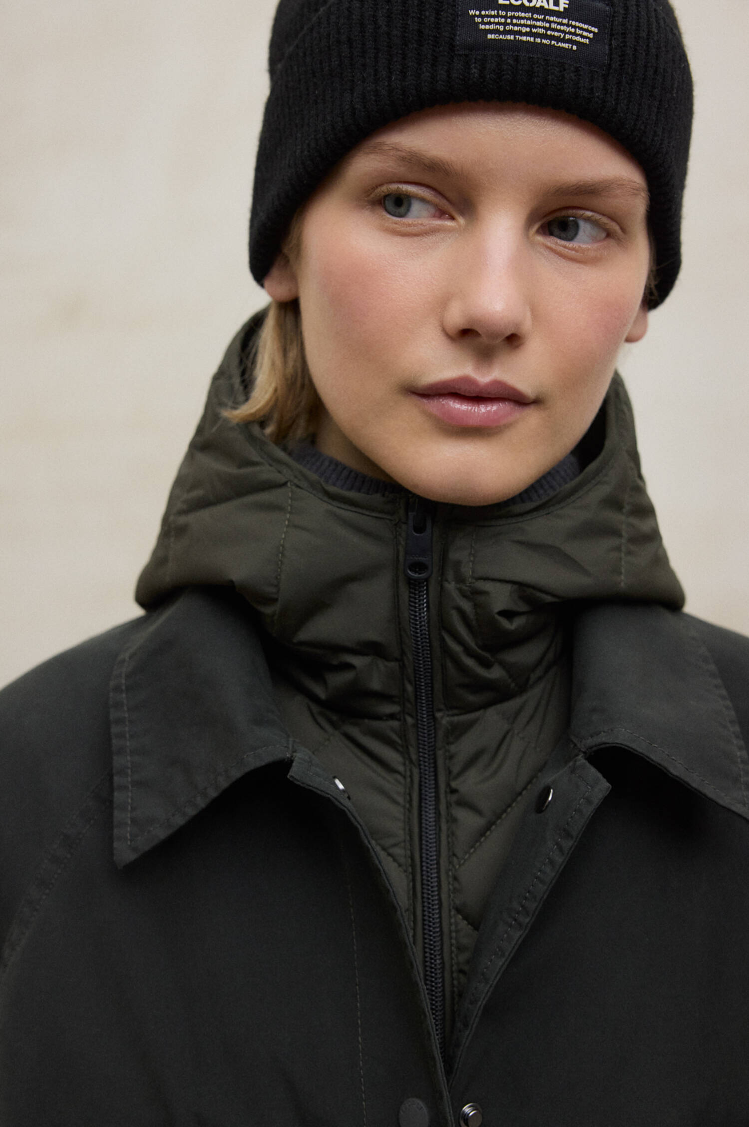 Mantel HYDEN mit integriertem Gilet in Dunkelgrün Mantel HYDEN mit integriertem Gilet in Dunkelgrün