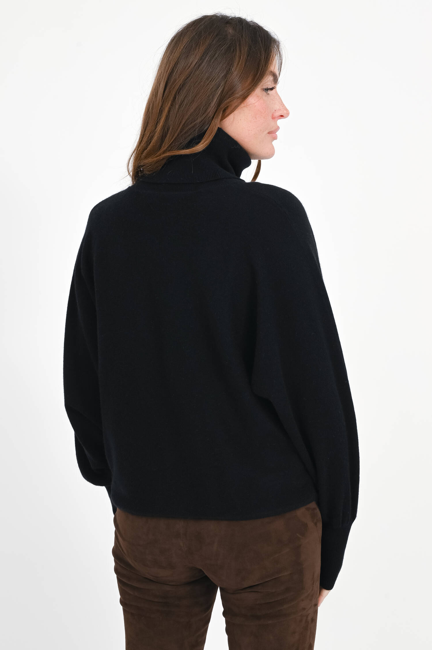 Pullover aus Woll-Cashmere-Mix in Schwarz