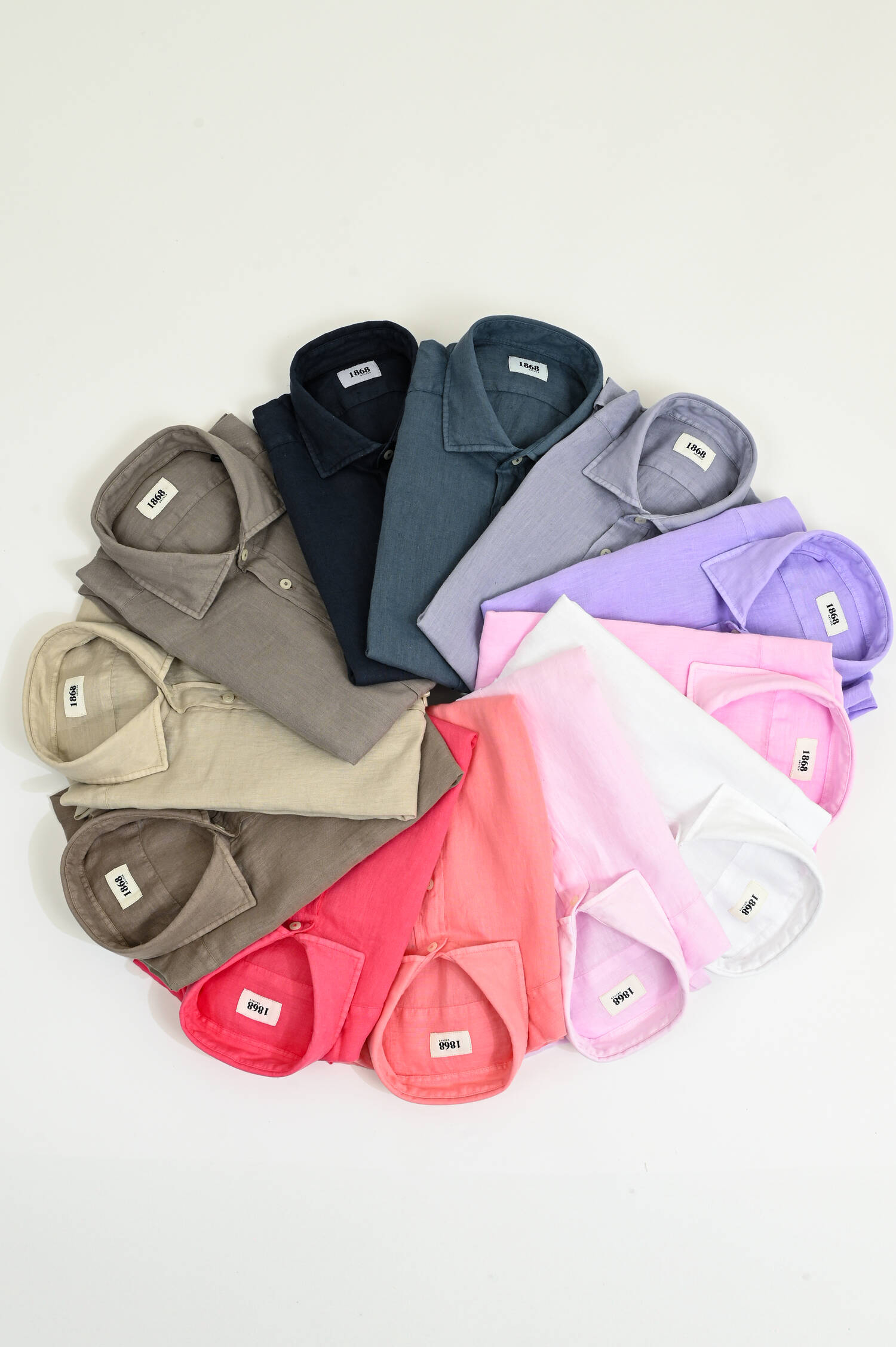 Leinenhemd in Anthrazit