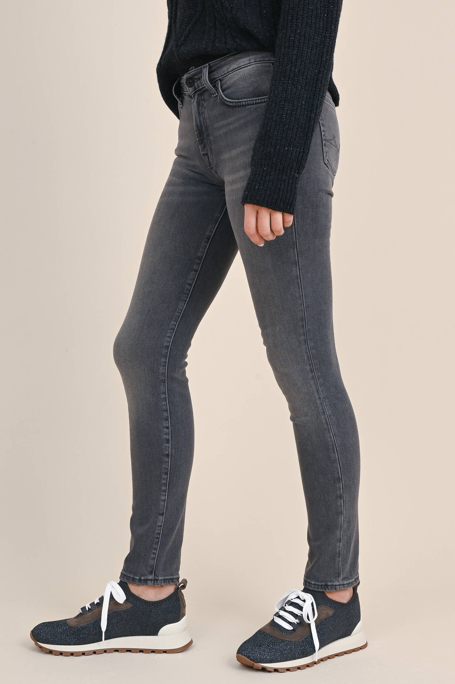 Jeans ROXANNE ANKLE im Vintage-Look in Grau Jeans ROXANNE ANKLE im Vintage-Look in Grau