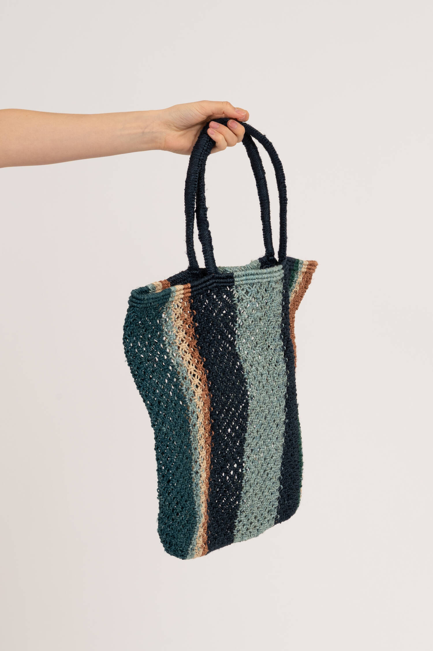Jute Shopper RONNIE TBASE in Multicolor