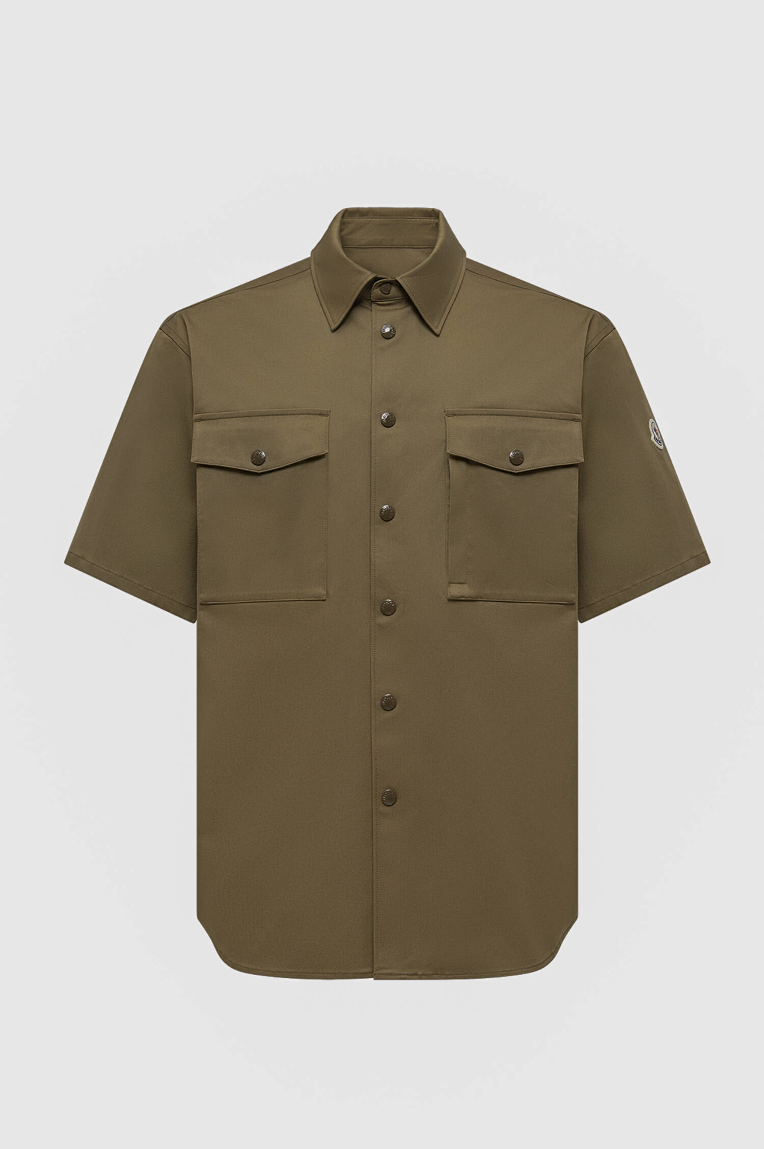 Hemd/Overshirt aus Baumwolle in Oliv Hemd/Overshirt aus Baumwolle in Oliv