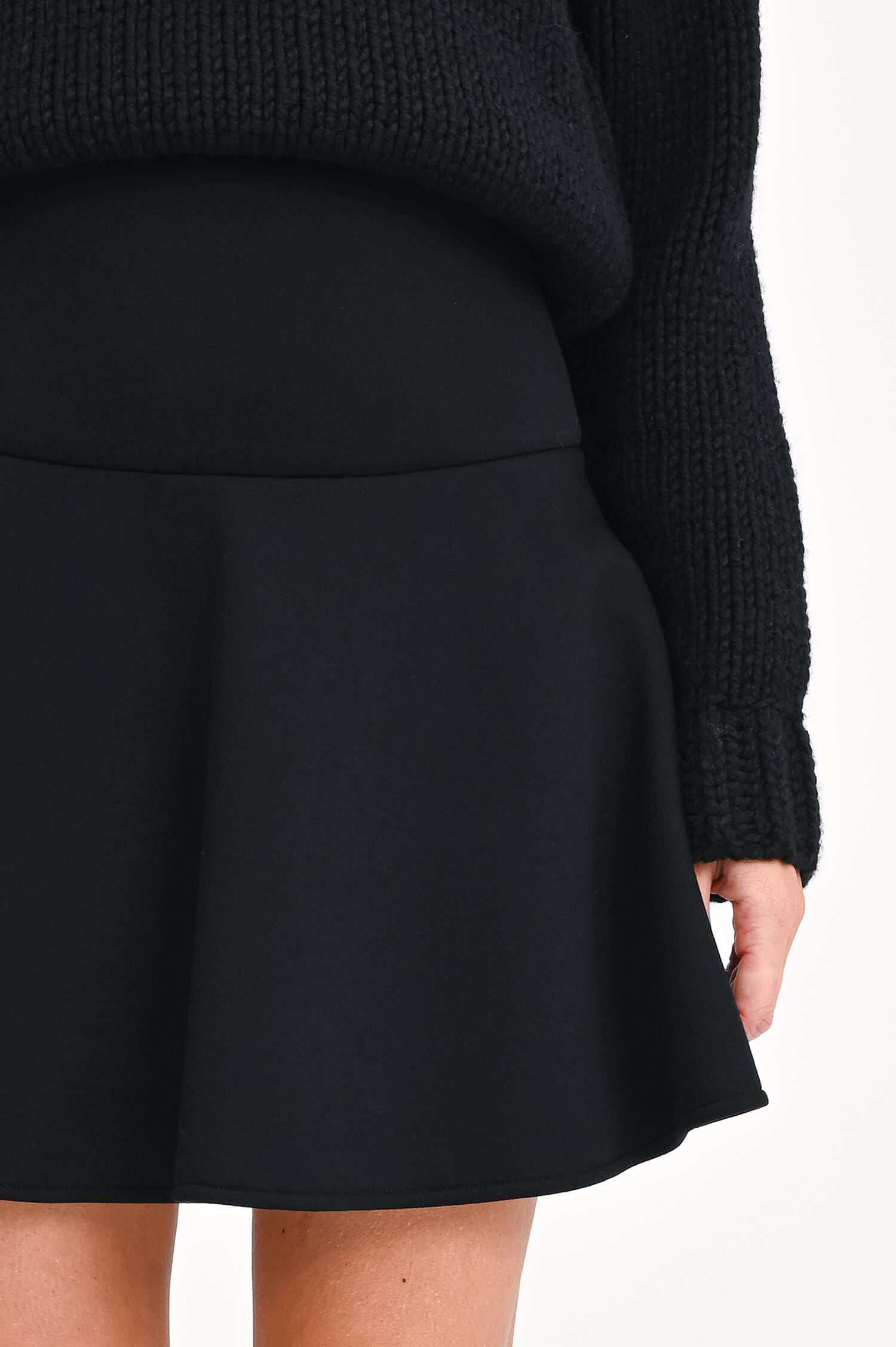 Rock mit Volants in Schwarz Rock mit Volants in Schwarz