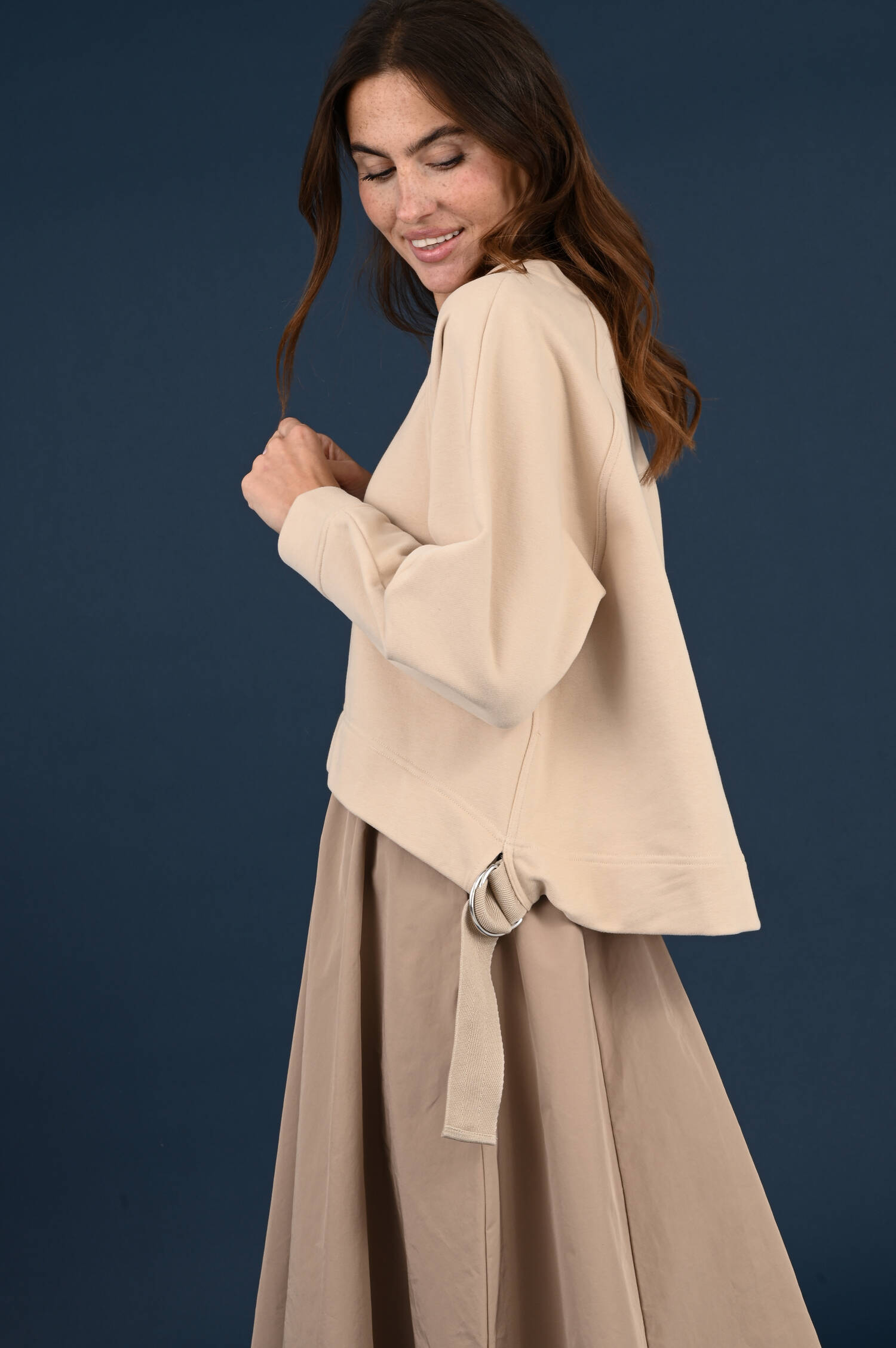 Zweiteiler Kleid DESTINO in Haselnuss