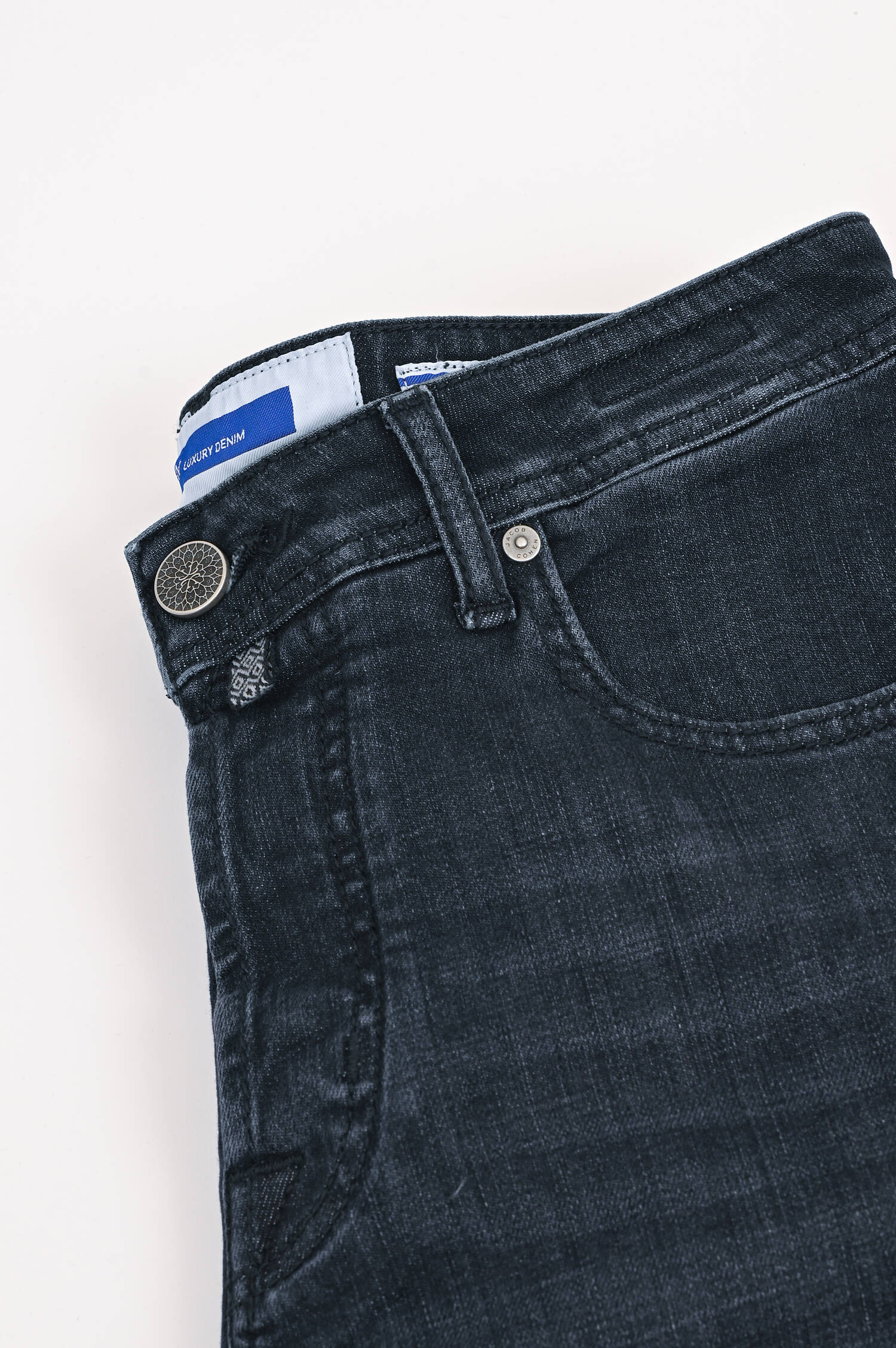 Slim Fit Jeans BARD in Grau/Schwarz