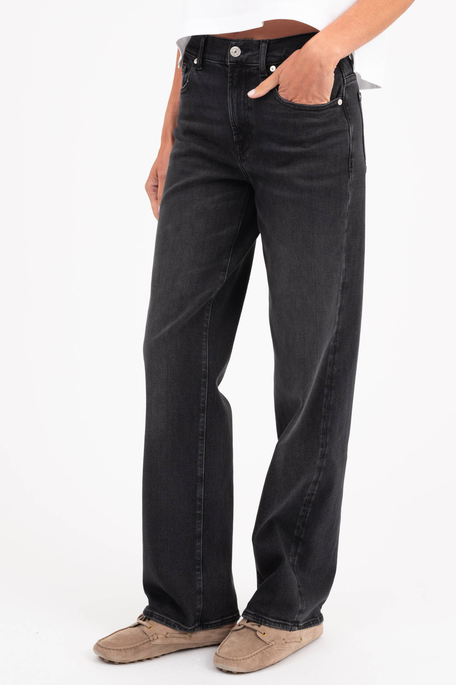 Jeans STOVEPIPE STRAIGHT in Schwarz Jeans STOVEPIPE STRAIGHT in Schwarz