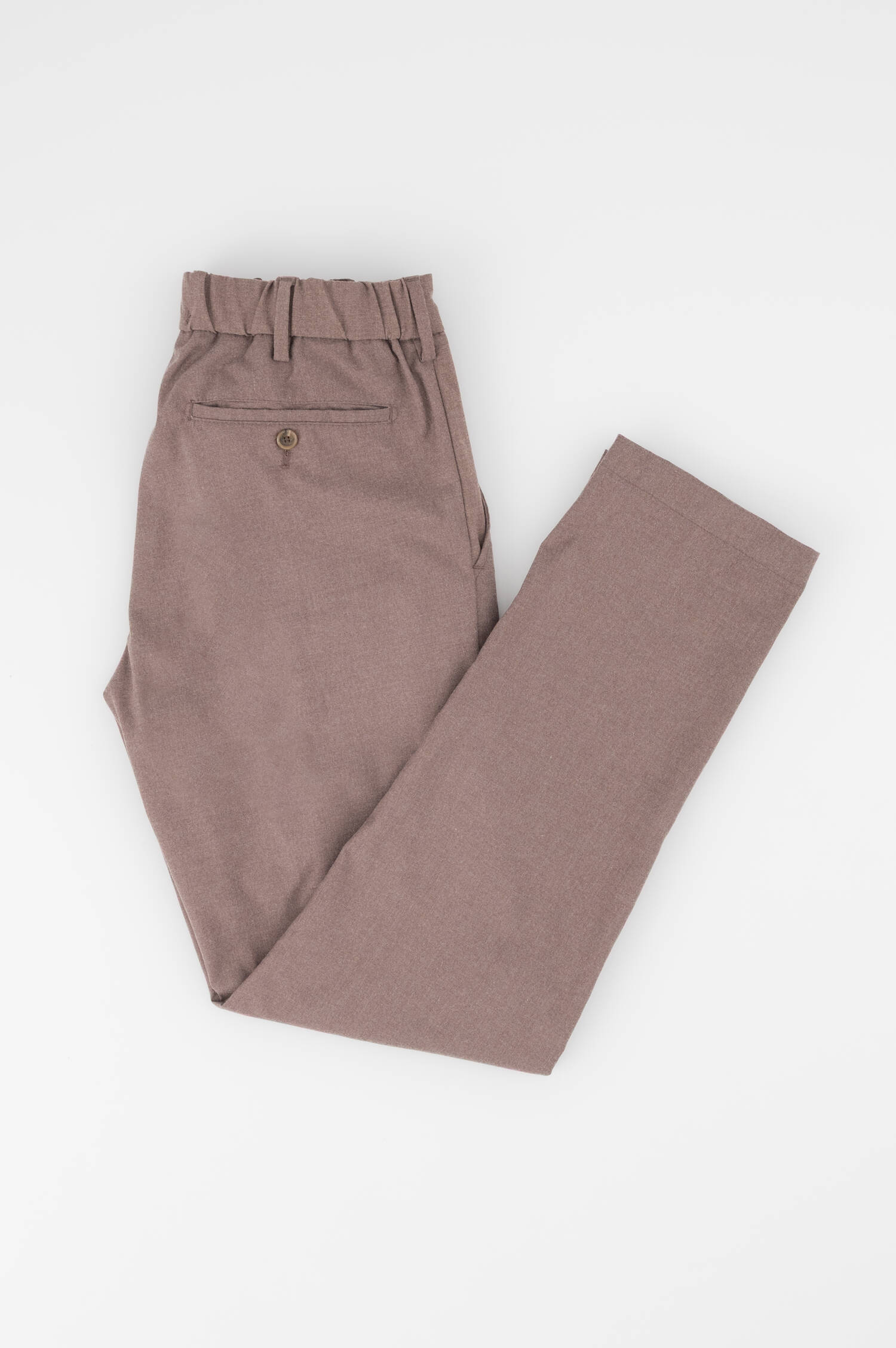 Chinohose mit verstellbarem Kordelzug in Taupe Chinohose mit verstellbarem Kordelzug in Taupe