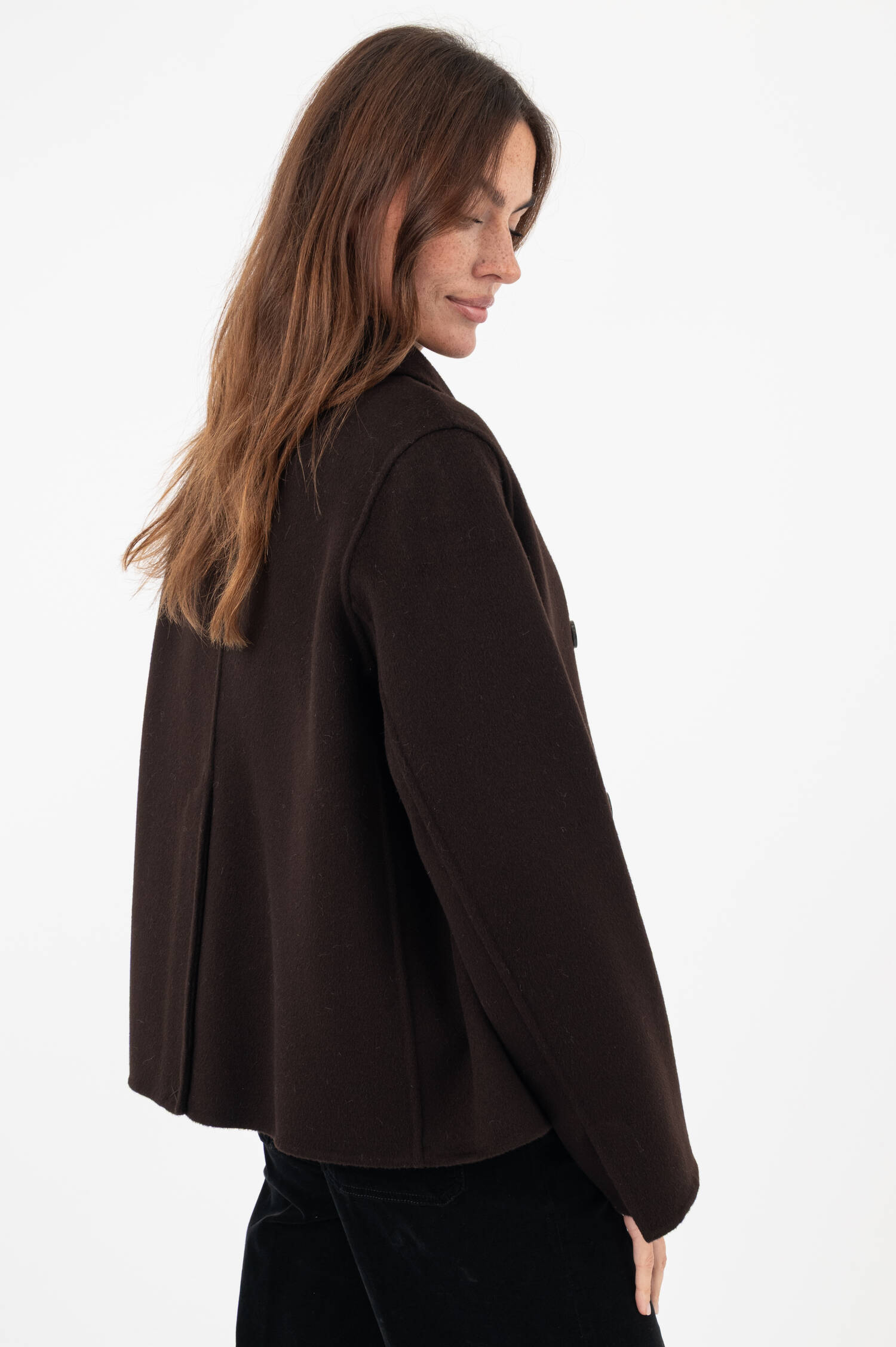 Woll-Cashmere-Jacke LUGANO in Braun Woll-Cashmere-Jacke LUGANO in Braun
