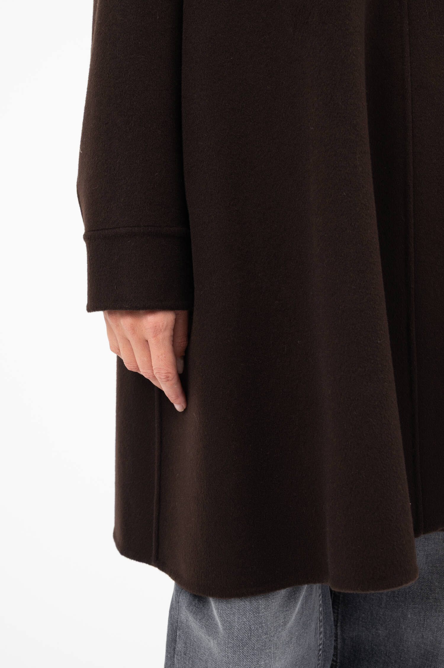 Woll-Cashmere-Mantel TORONTO in Braun Woll-Cashmere-Mantel TORONTO in Braun