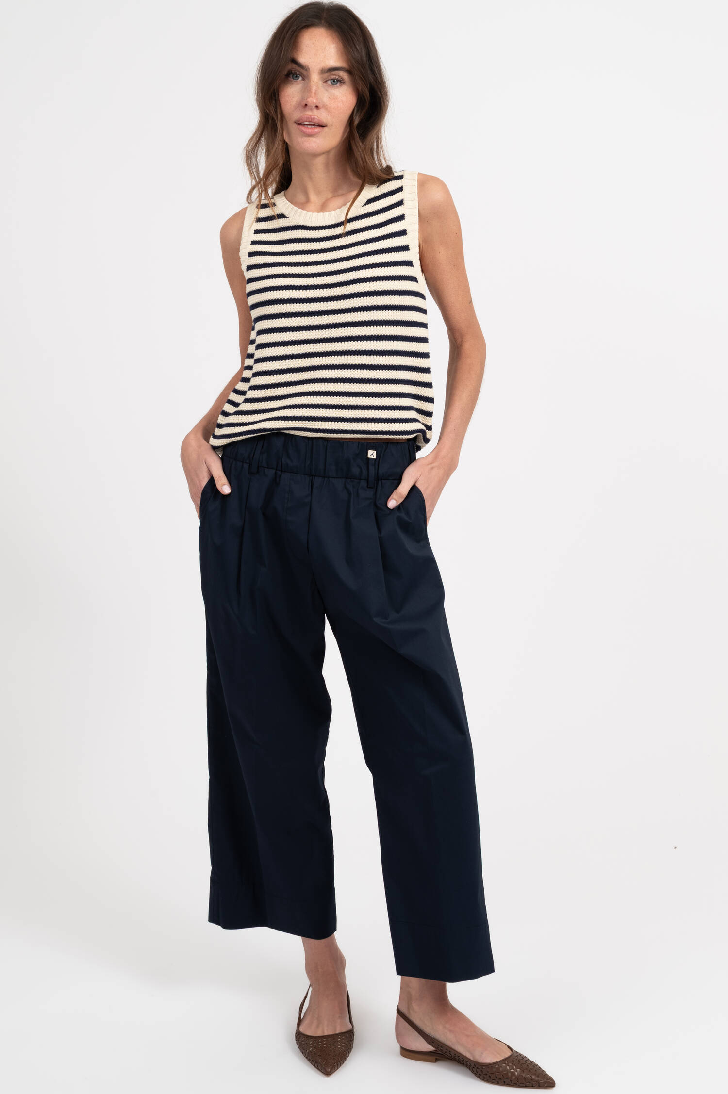 Culotte Hose LUNGO in Navy