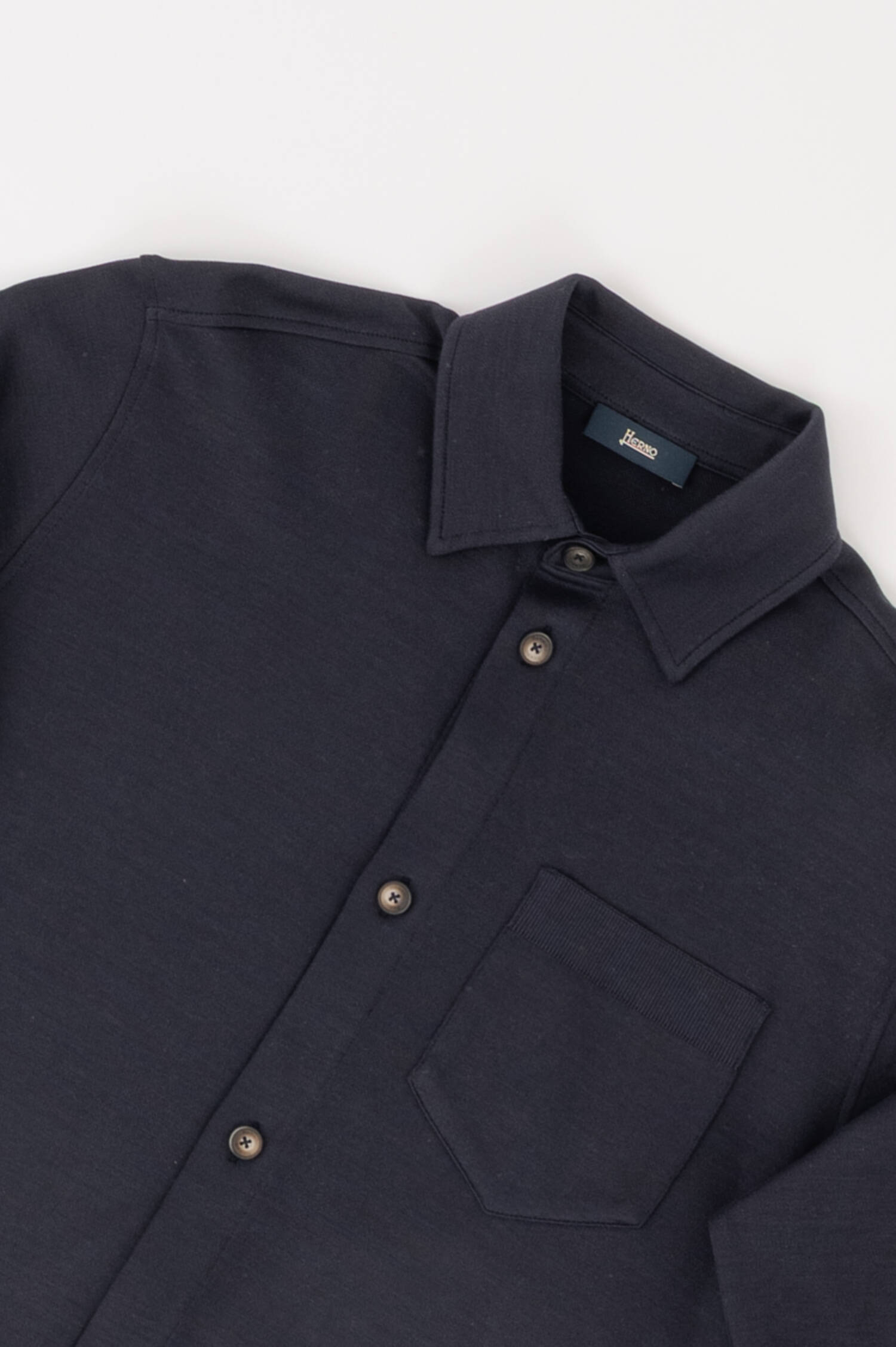 Baumwoll Hemd in Navy