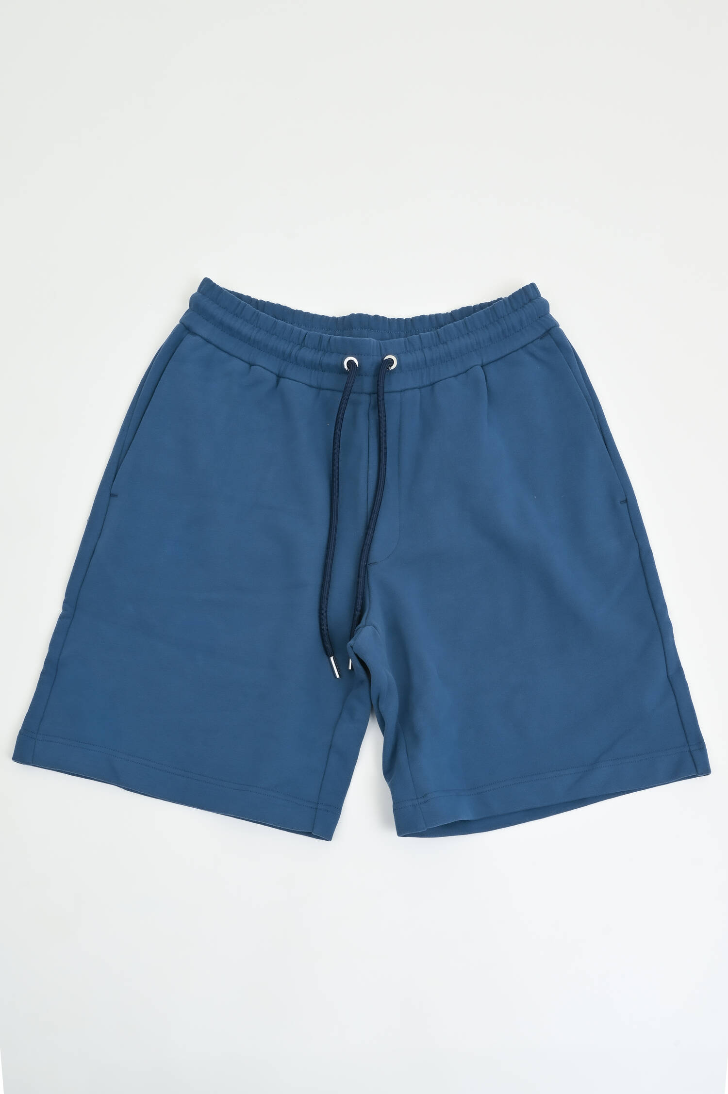 Shorts mit Denim-detail in Dunkelblau