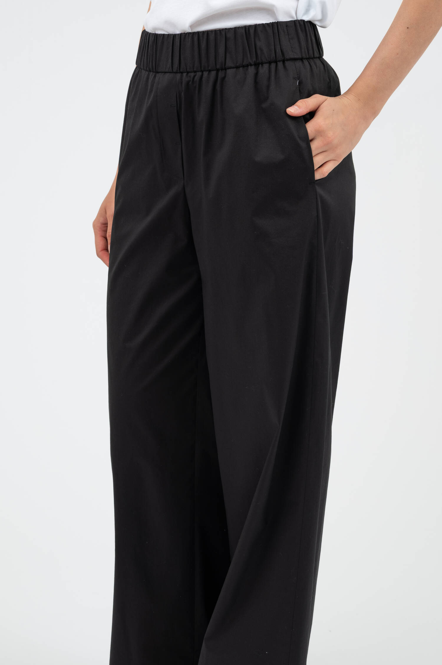 Baumwollhose in Schwarz Baumwollhose in Schwarz