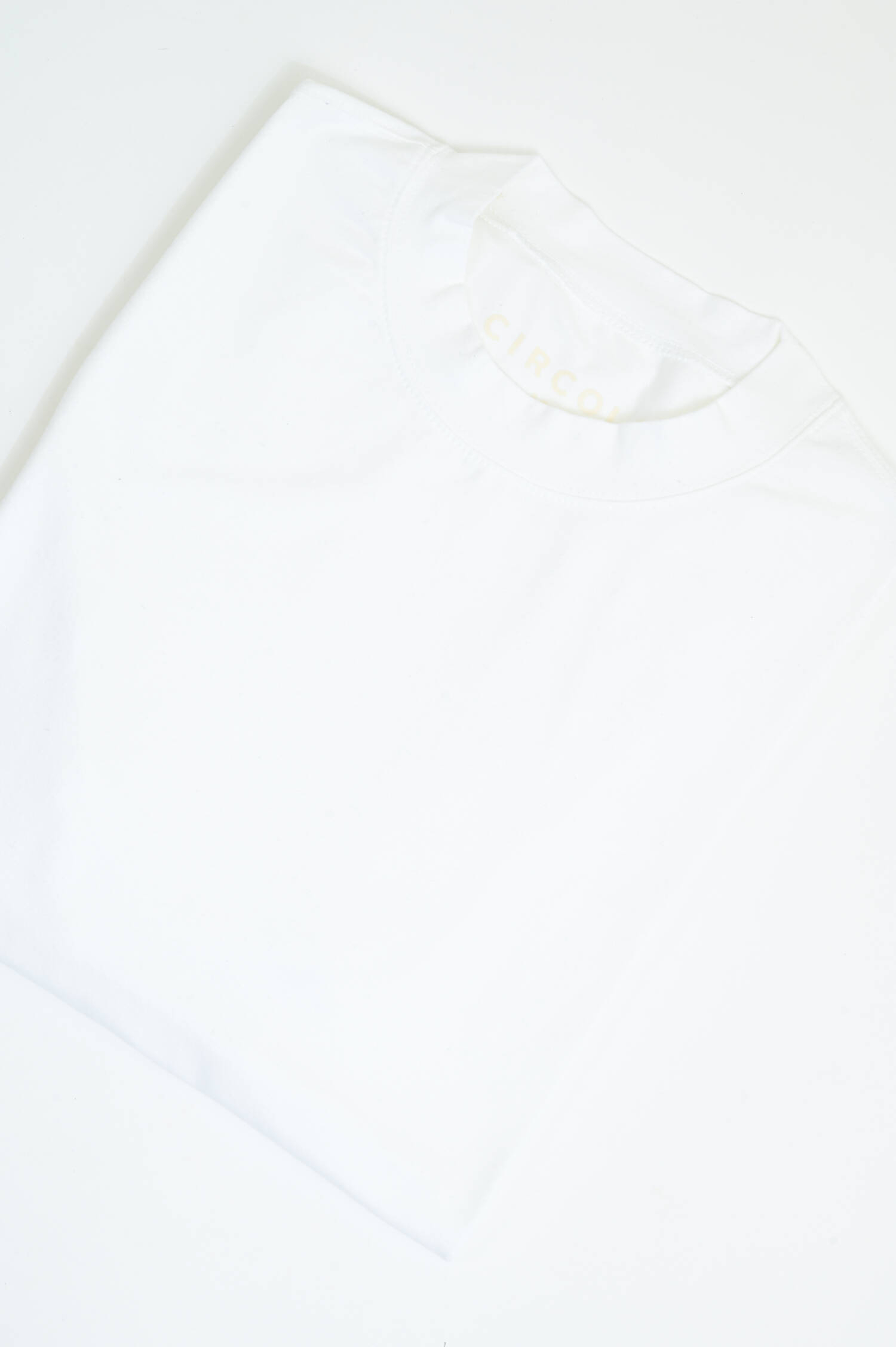 Loose Fit Kurzarm-Shirt in Bianco