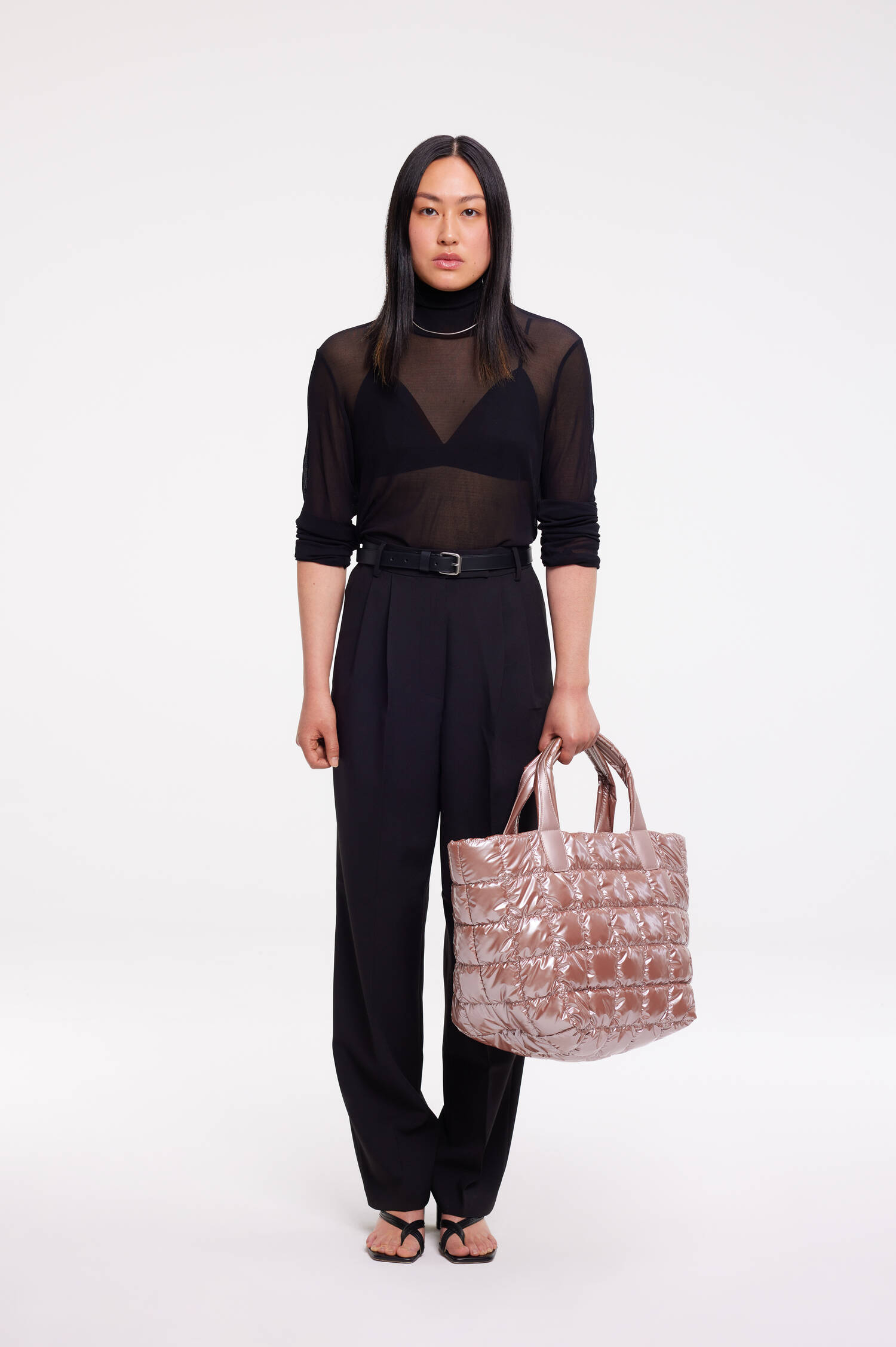 Tasche PORTER TOTE MEDIUM in Metallic Pink 