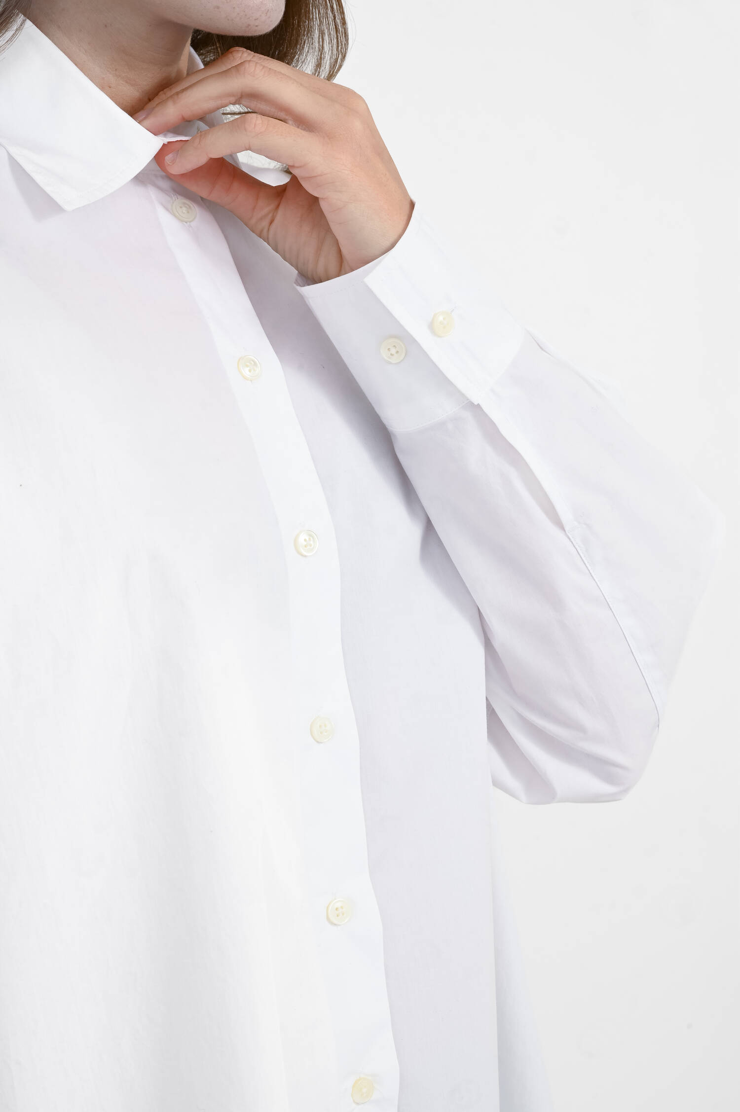 Oversized Bluse in White Oversized Bluse in White