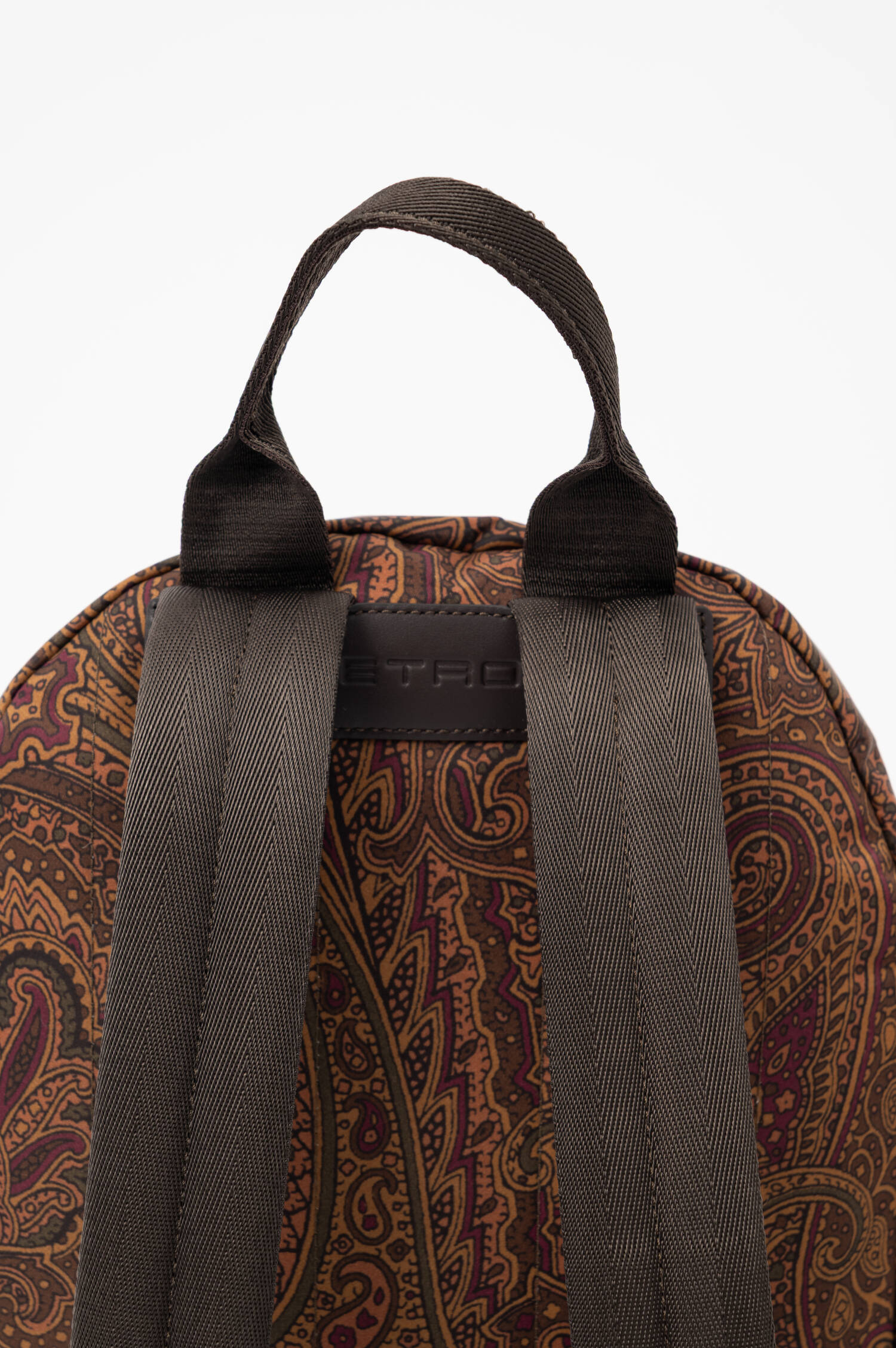 Paisley-Rucksack in Braun