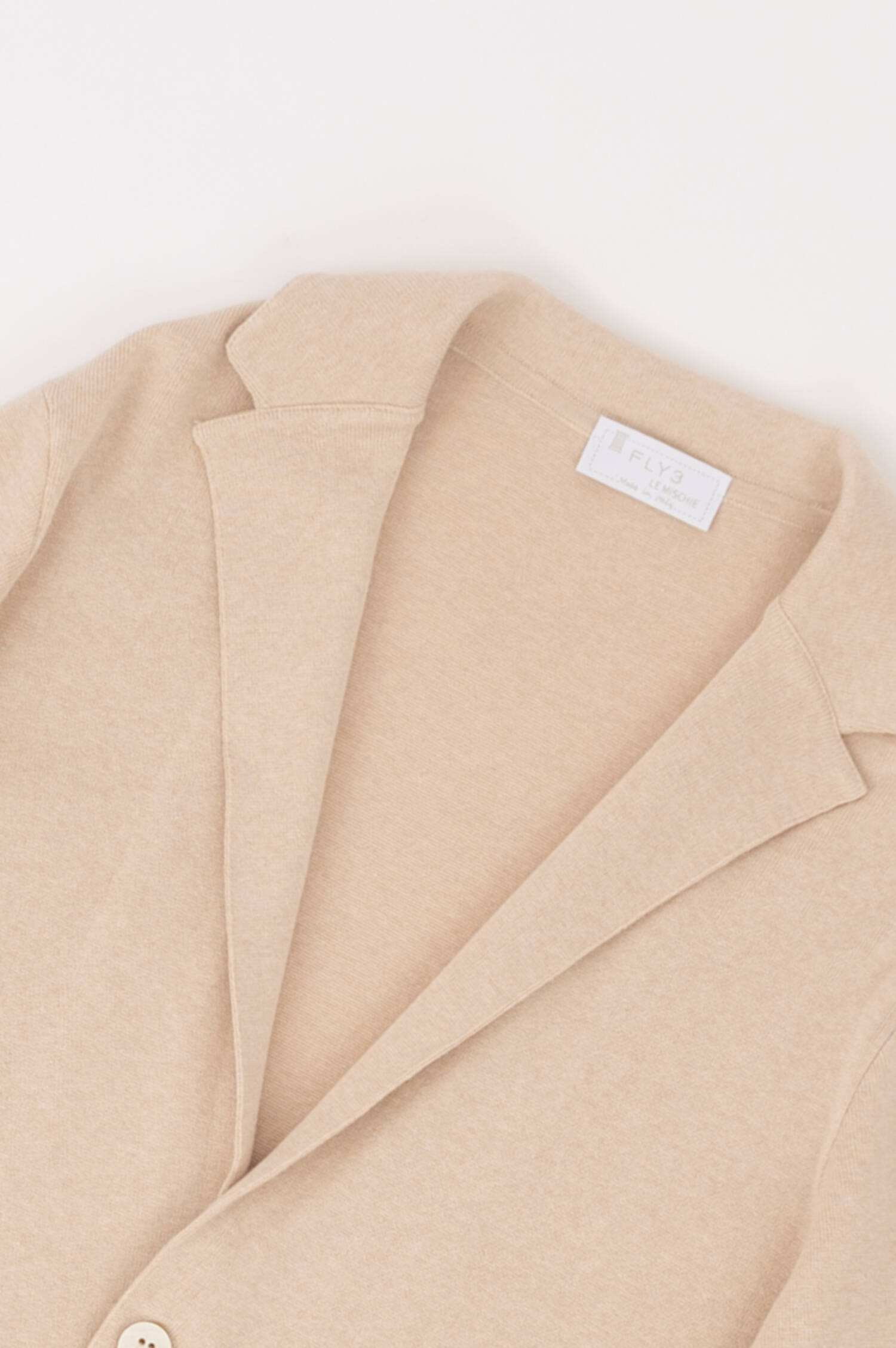Strick Sakko in Beige