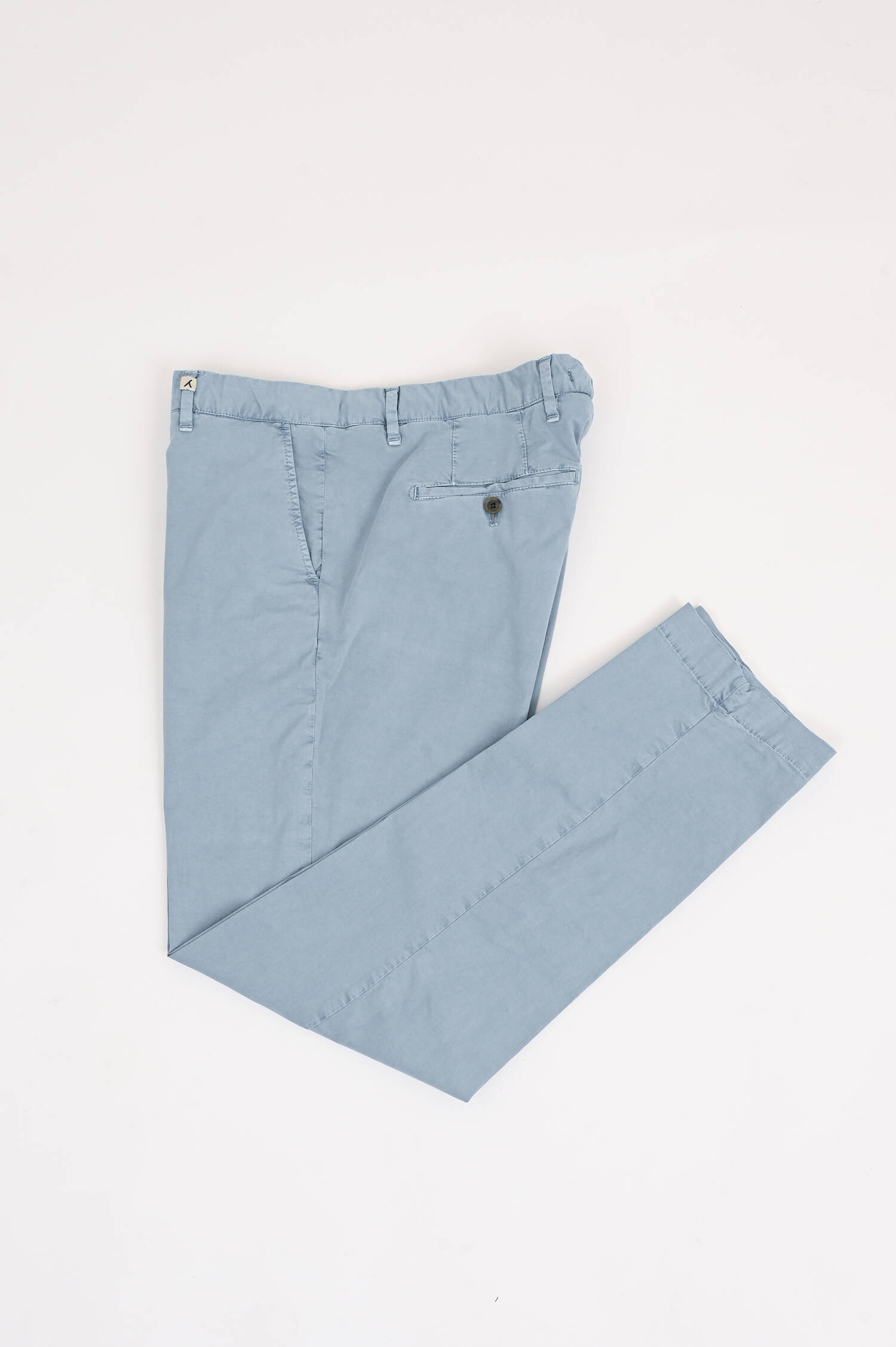 Hose aus Baumwolle in Graublau