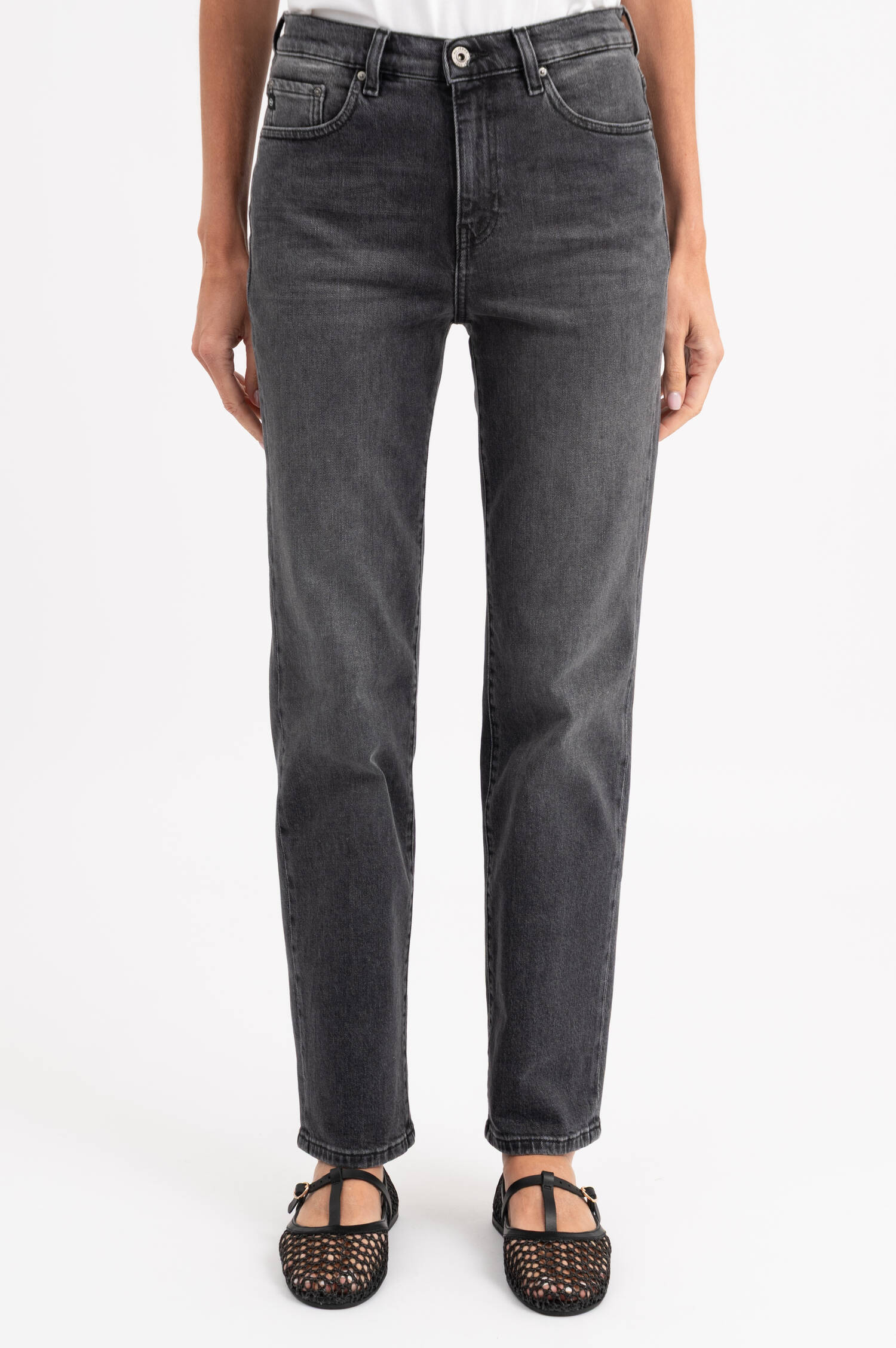 Straight Fit Jeans BRINLEY in Grau Straight Fit Jeans BRINLEY in Grau
