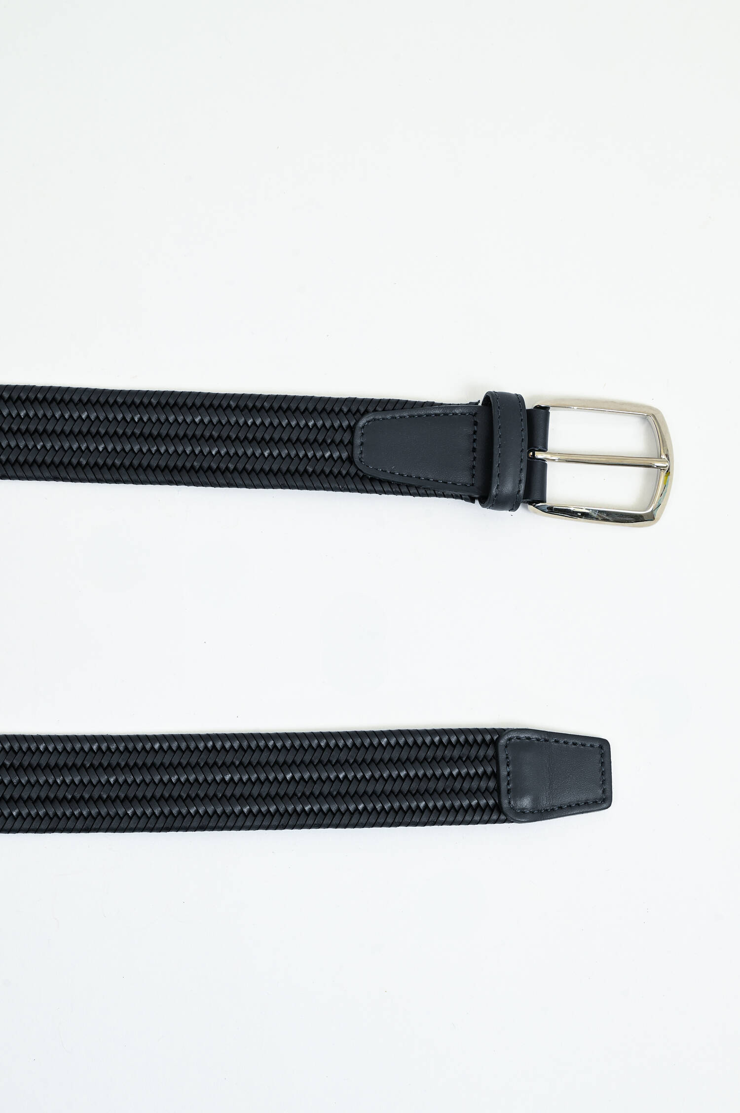 Flechtgürtel in Dunkelblau