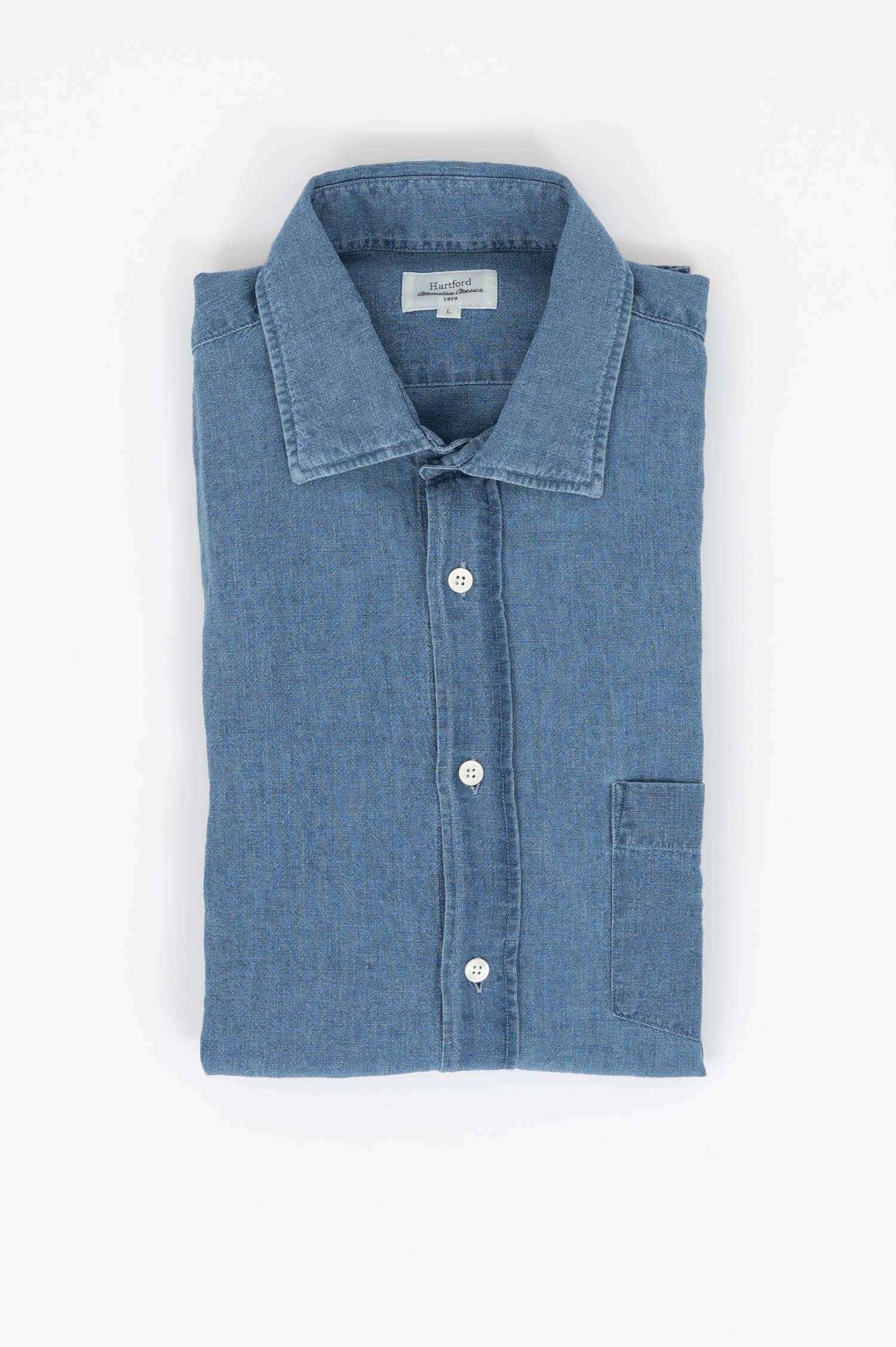 Jeanshemd PAUL in Mittelblau