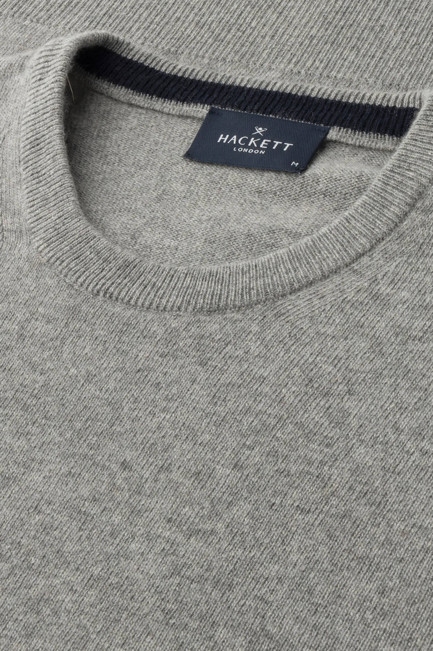 Woll-Mix Strickpullover in Grau Woll-Mix Strickpullover in Grau