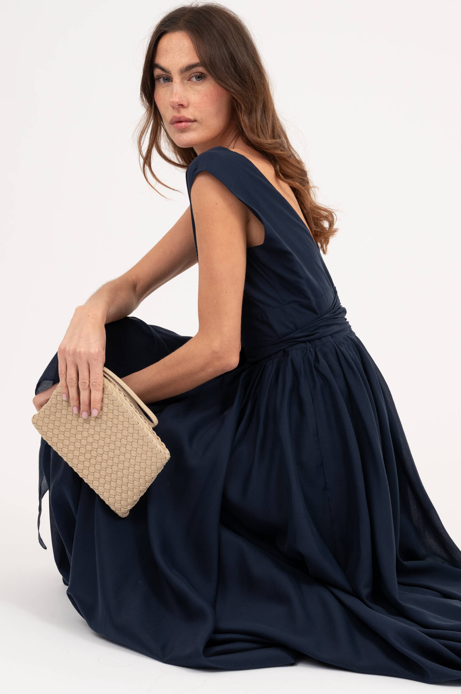 Elegantes Kleid in Navy