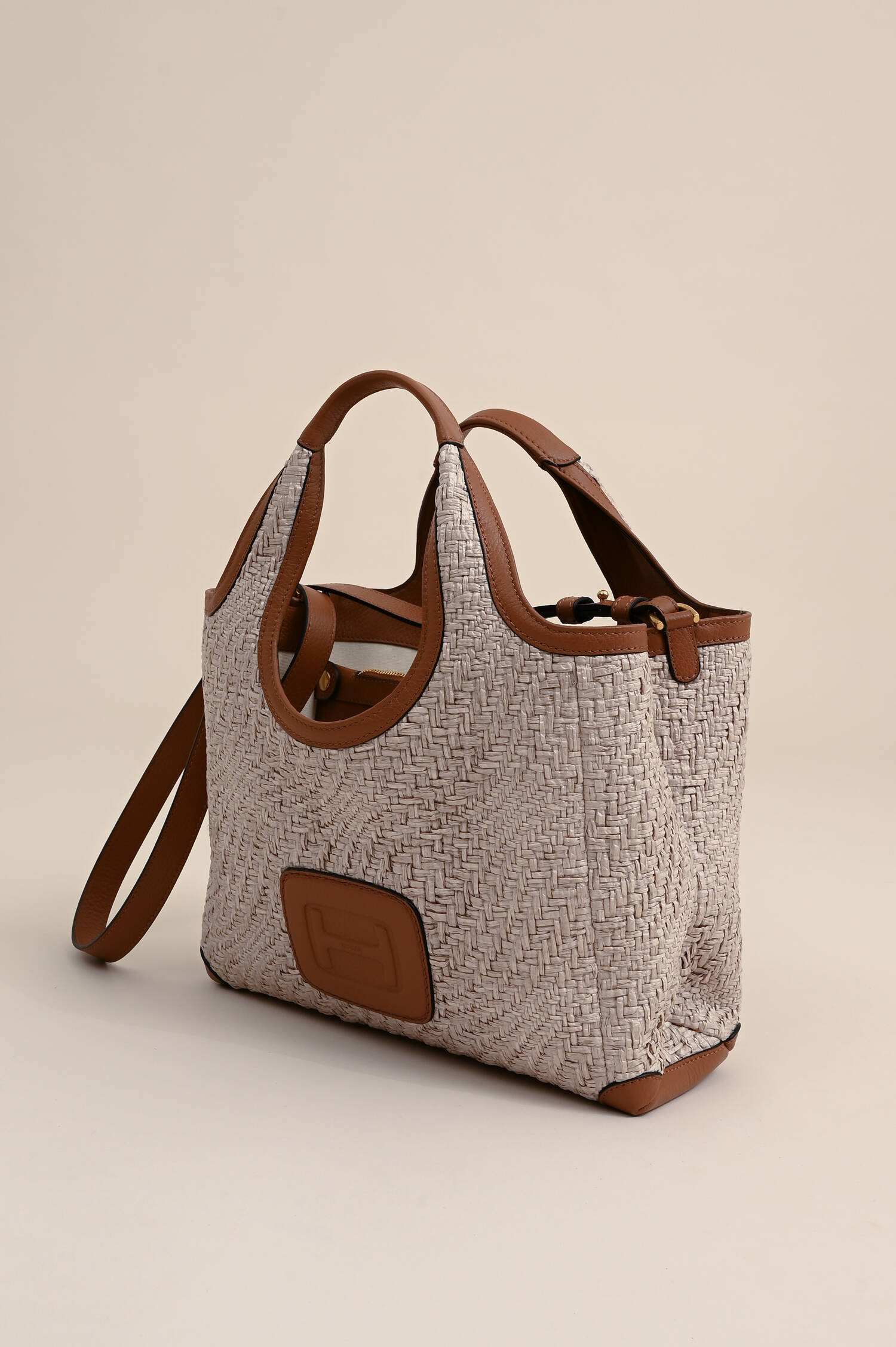 Shopper Smal HOGAN H-BAG in Braun/Elfenbein