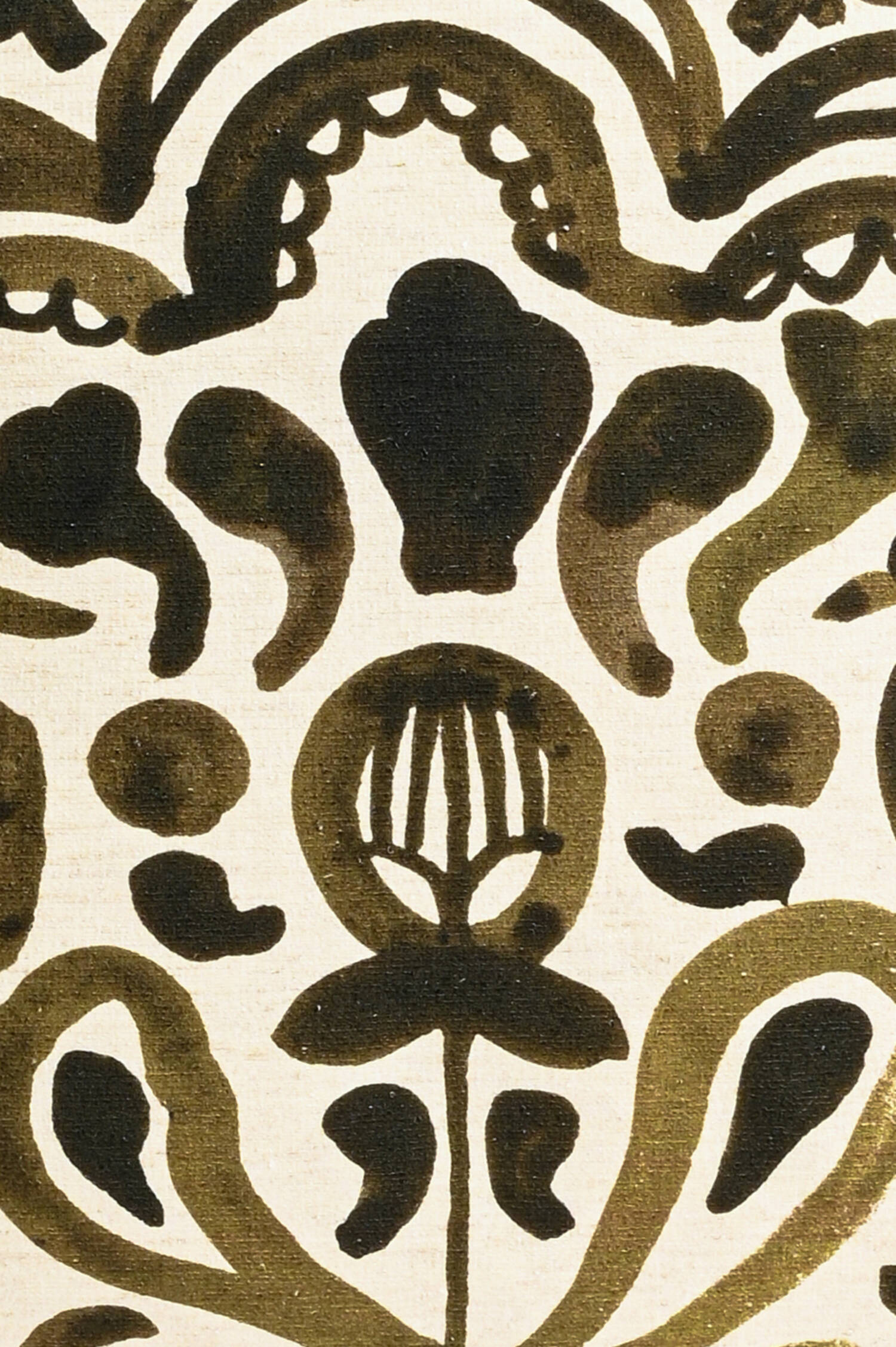 Dekoratives Kissen in Oliv/Natur Dekoratives Kissen in Oliv/Natur