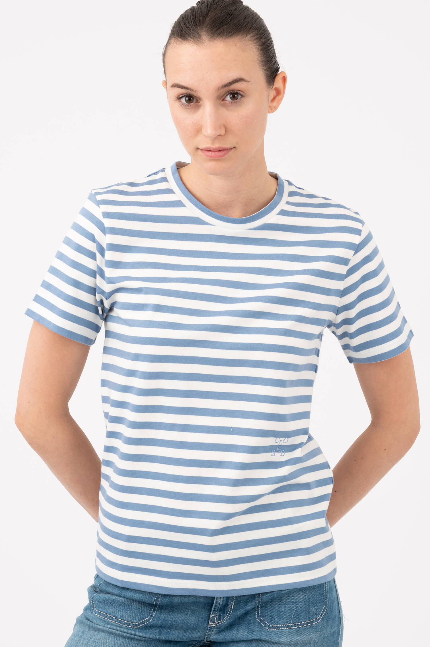 Basic Ringel T-Shirt in Stoneblue Basic Ringel T-Shirt in Stoneblue