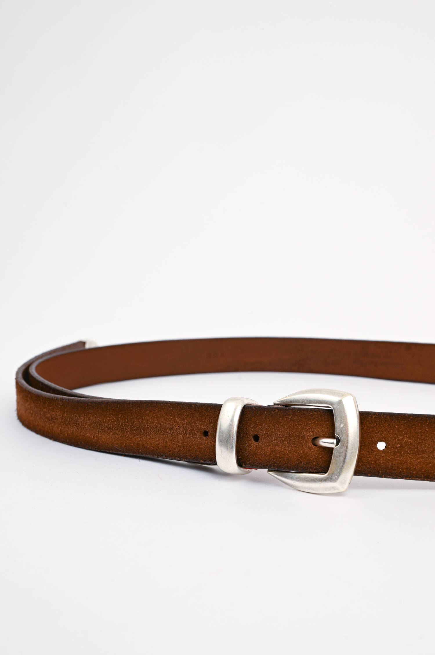 Gürtel aus Leder in Braun