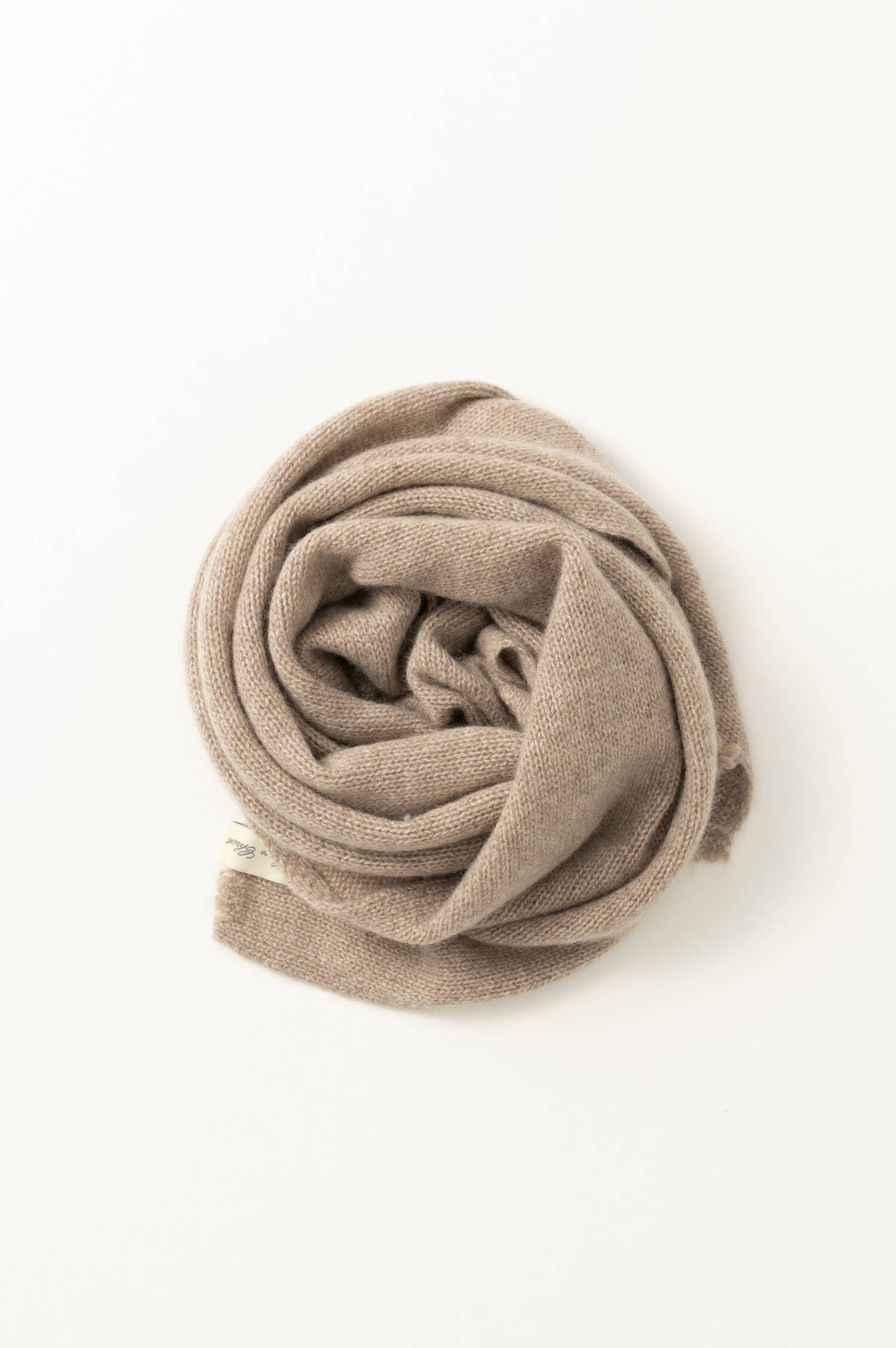 Schal aus Cashmere in Beige