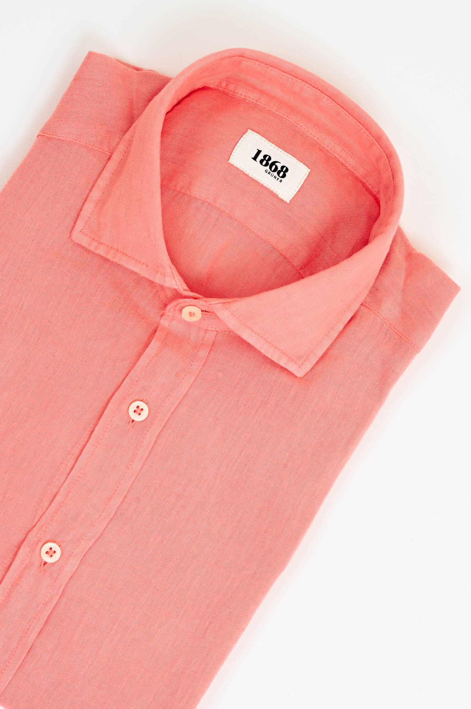 Leinenhemd in Koralle Leinenhemd in Koralle