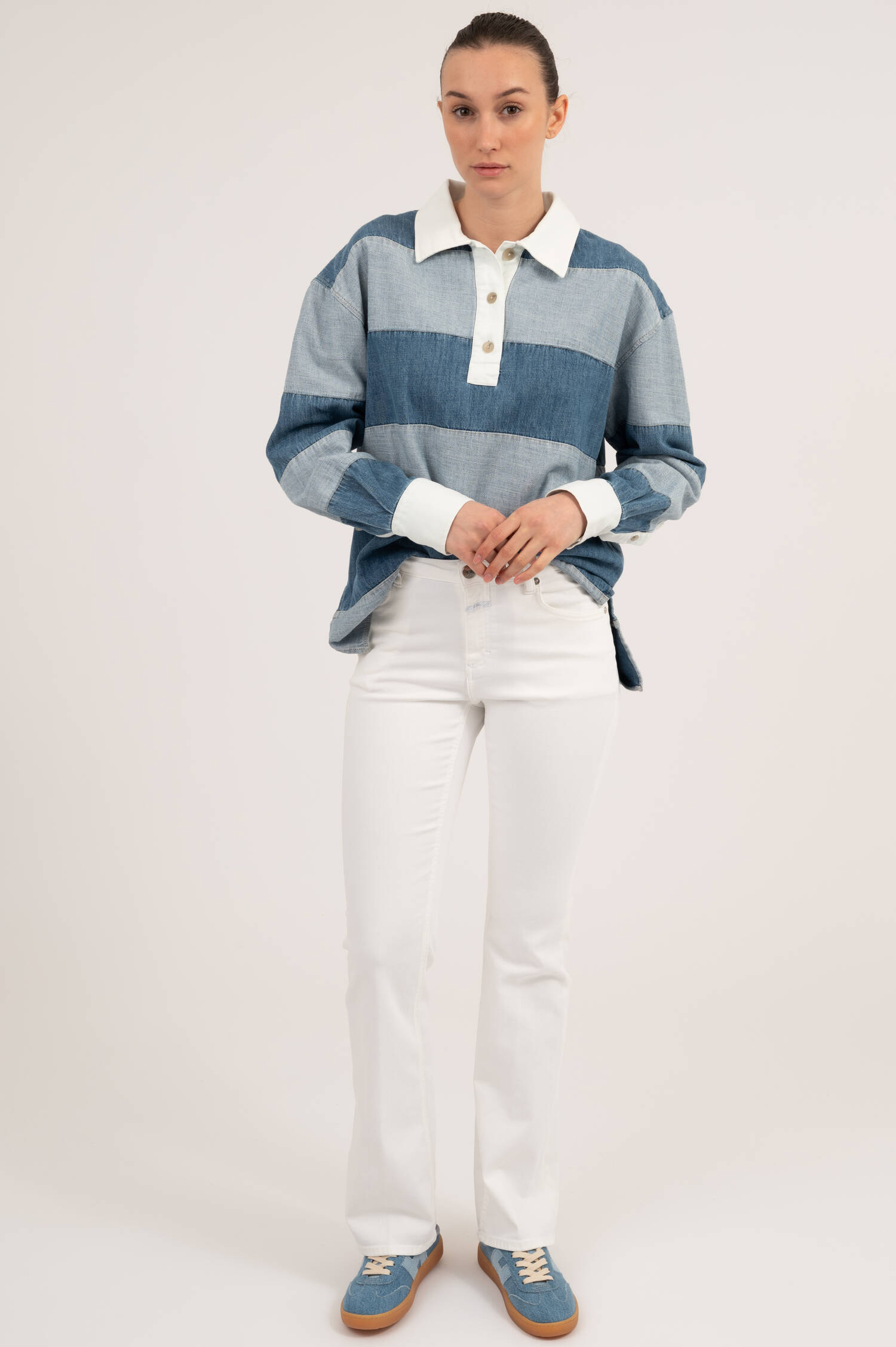 Flared Jeans JOVANNA in Weiß Flared Jeans JOVANNA in Weiß