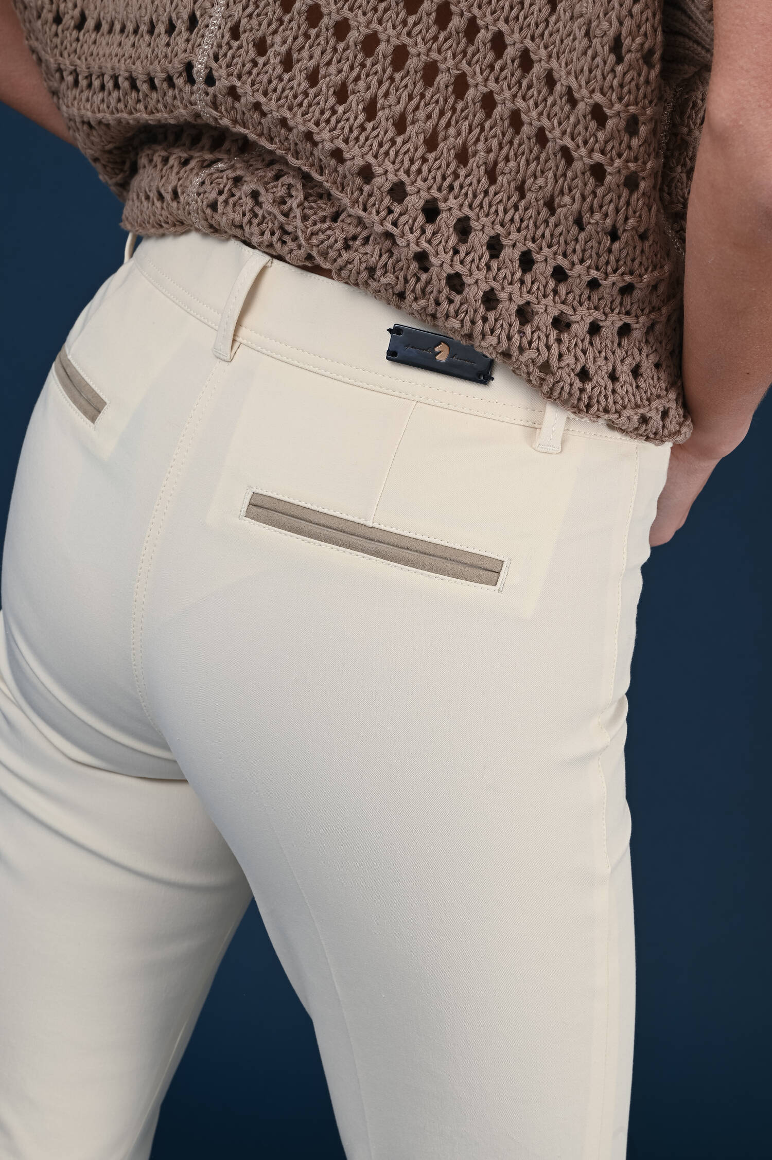 Stoffhose ROYAL in Creme