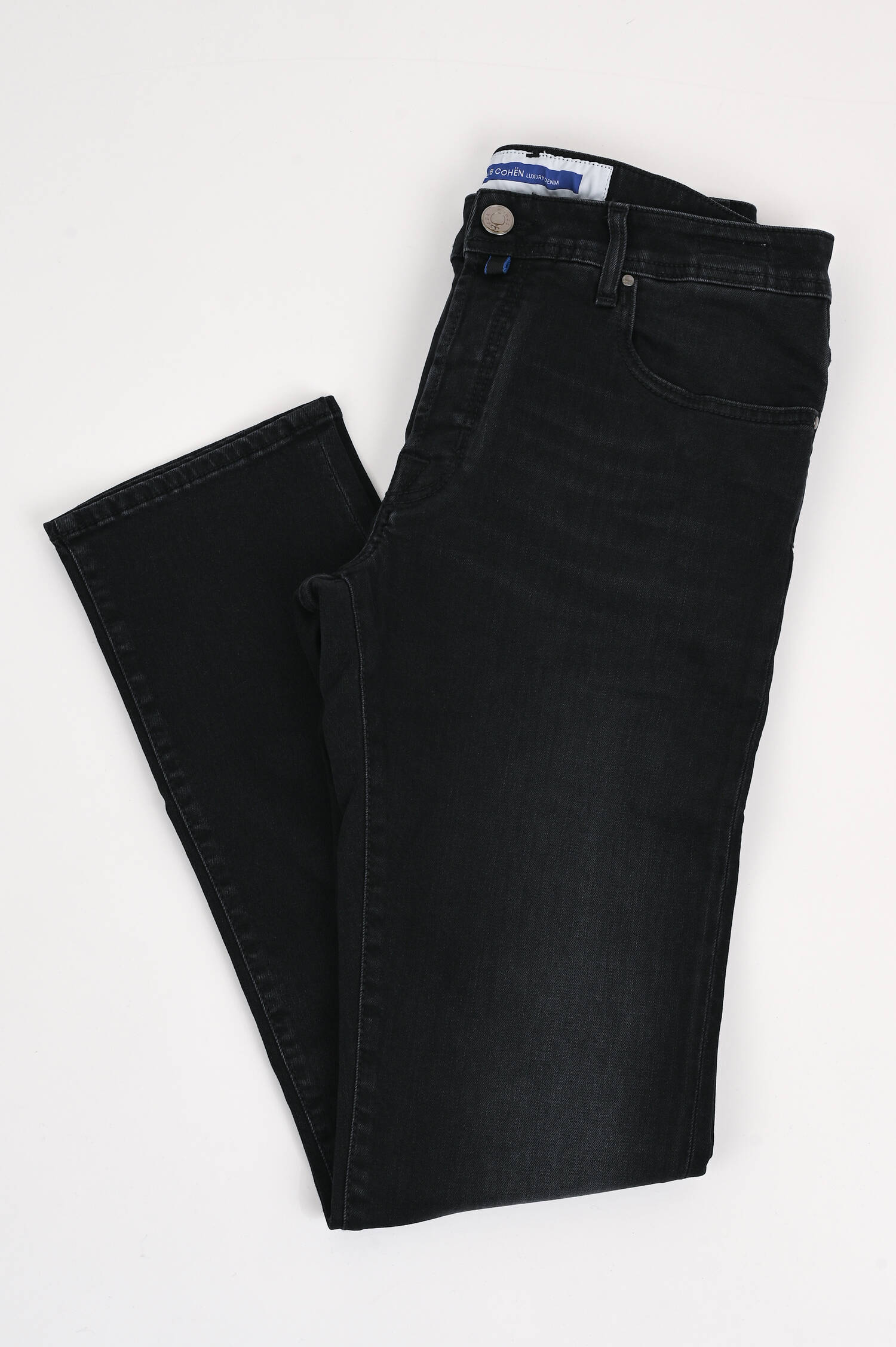 Slim Fit Jeans BARD mit Powerstretch in Schwarz