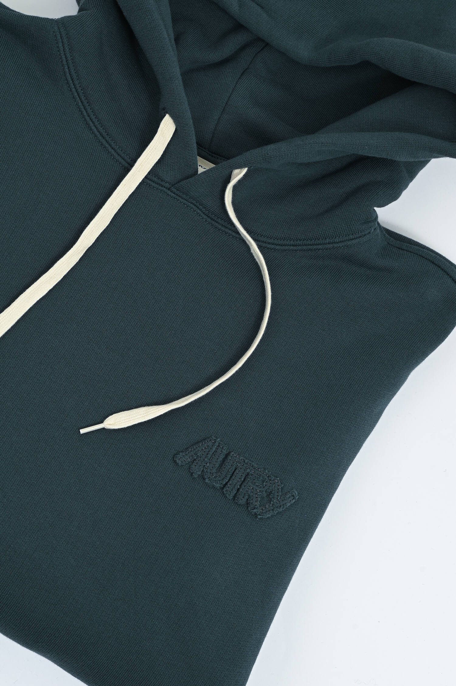 Kapuzenpullover aus Baumwolle in Petrol Kapuzenpullover aus Baumwolle in Petrol